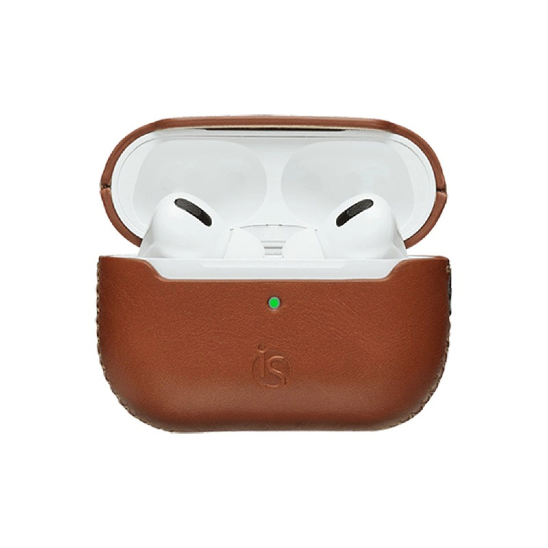 Leren AirPods Pro 2 hoesje Bruin