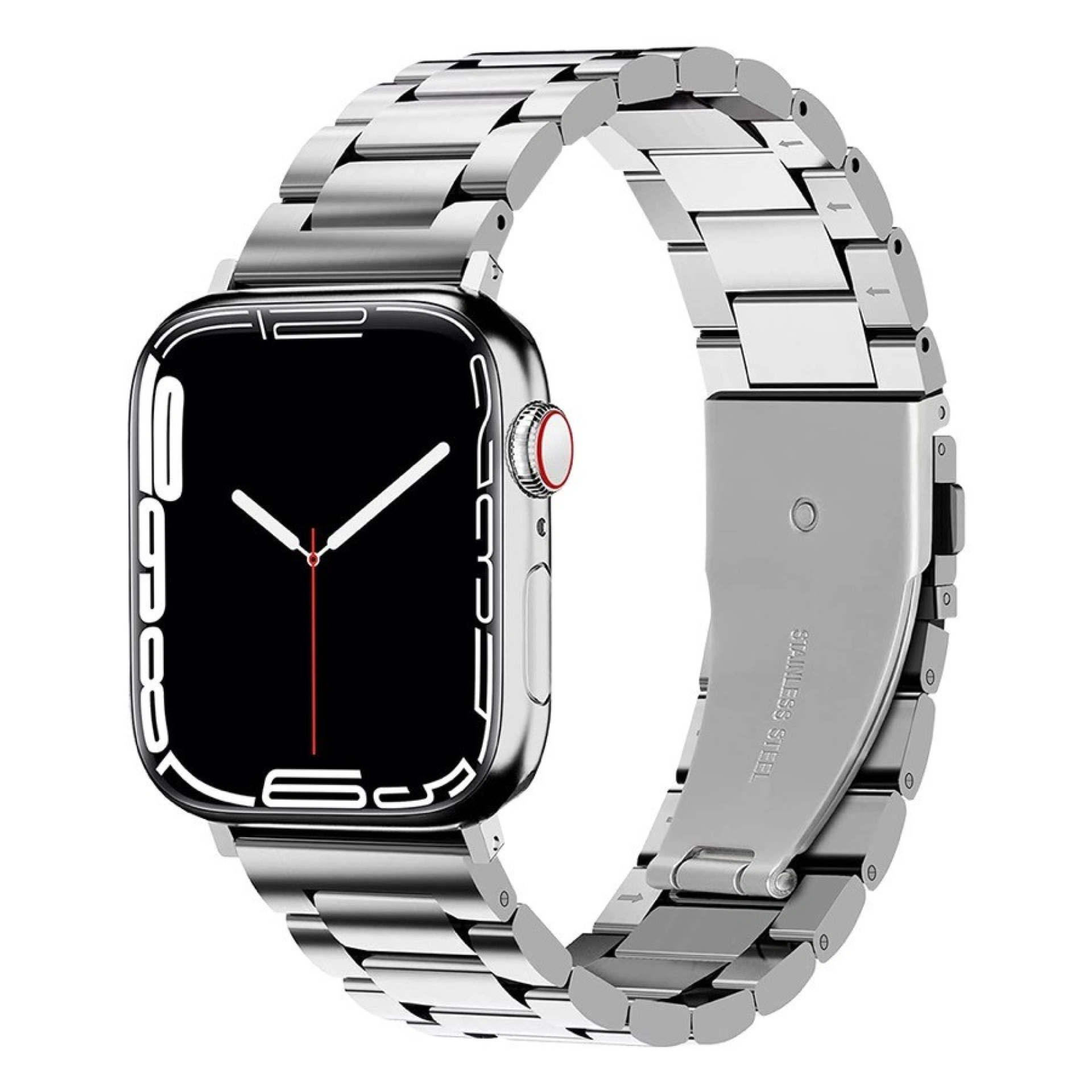 Apple Watch Metalen Band 42/44/45 mm Zilveren