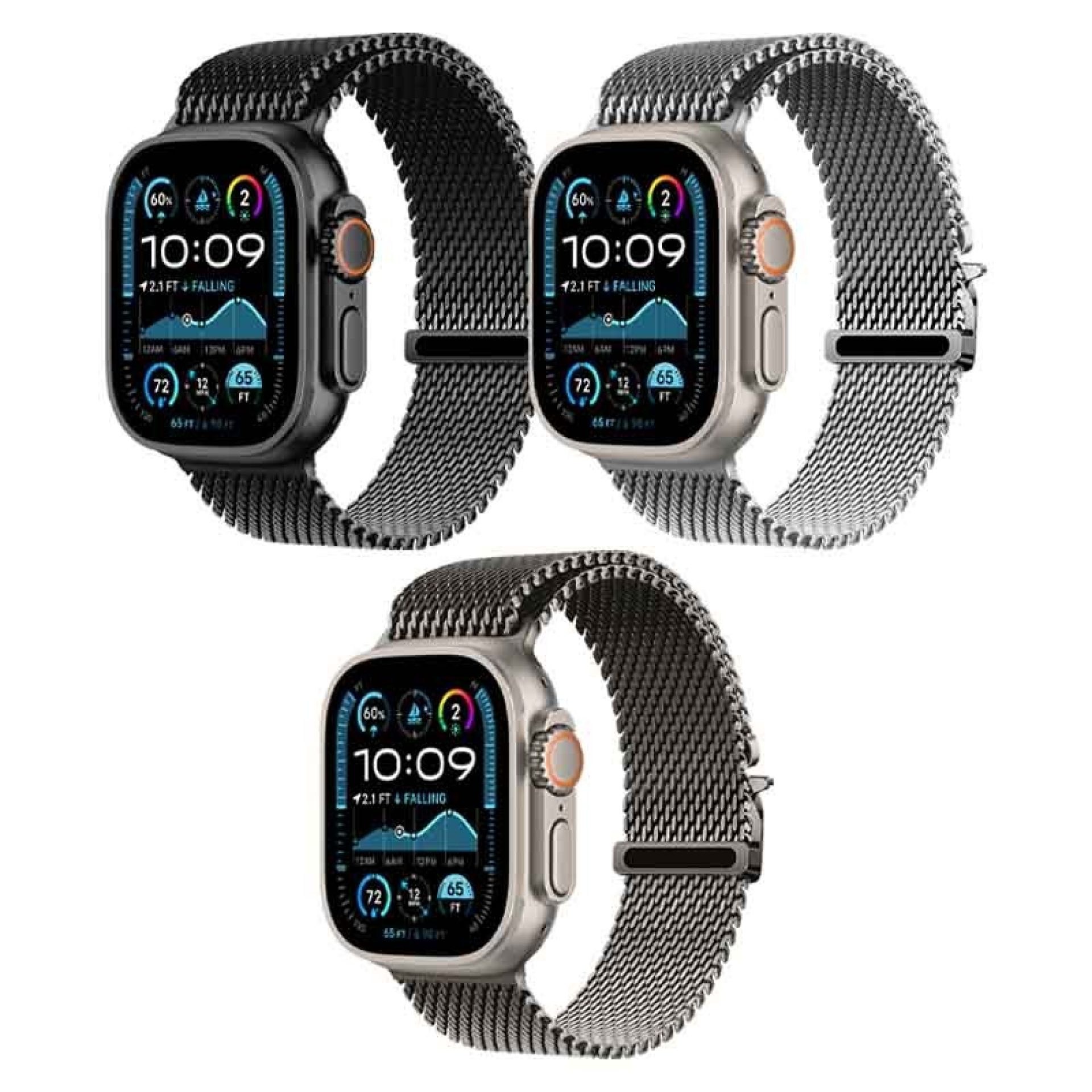 Apple Watch Milanese Band met Rits