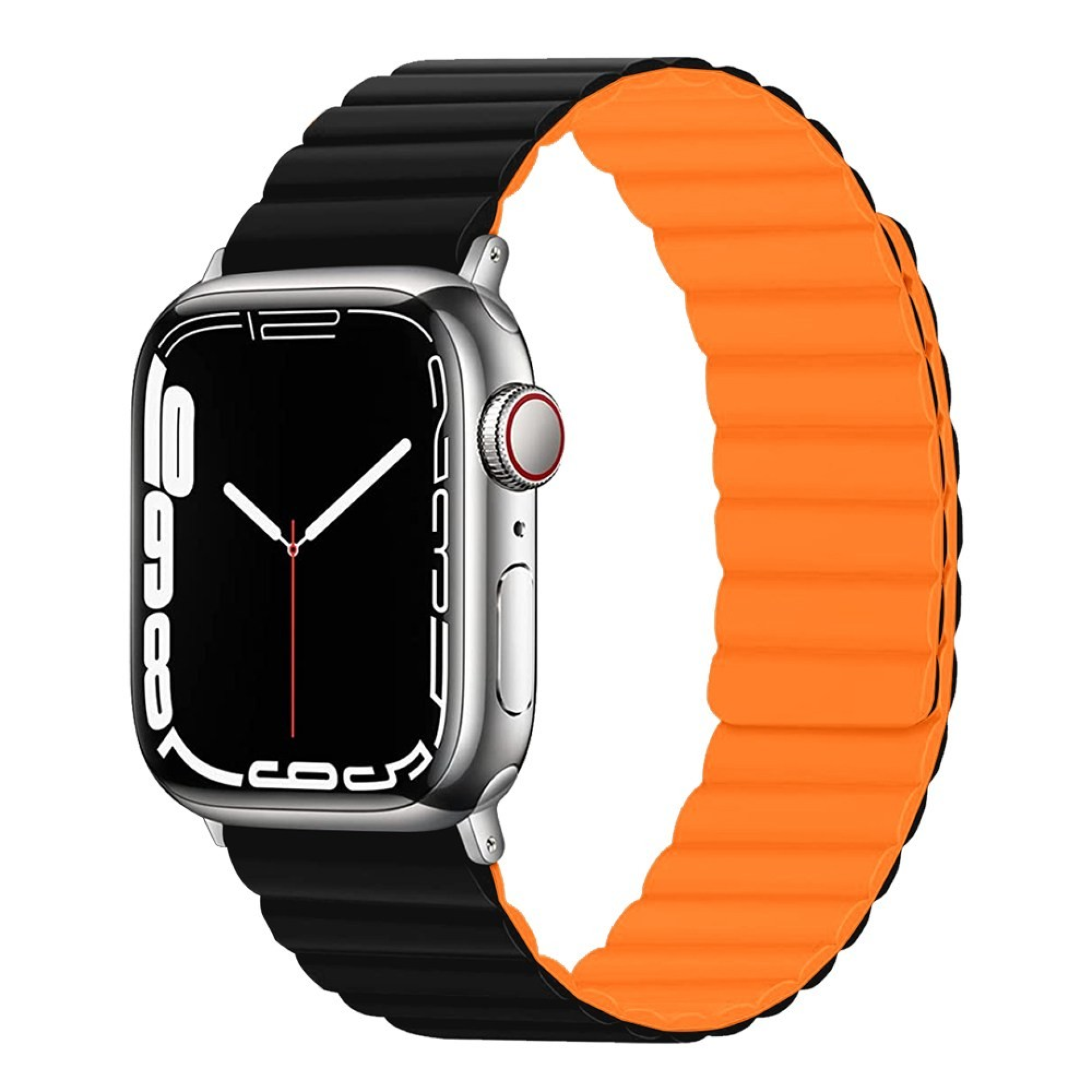 Apple Watch Band Magnetische 38/40/41mm S/M Oranje en zwart