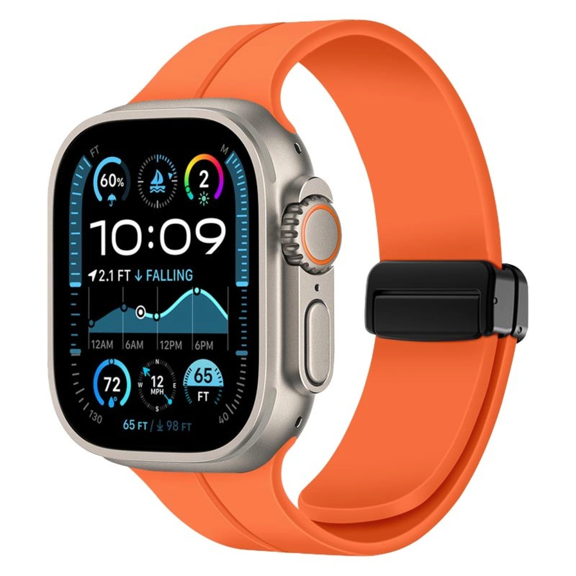 Bracelet Magnétique en Silicone pour Apple Watch