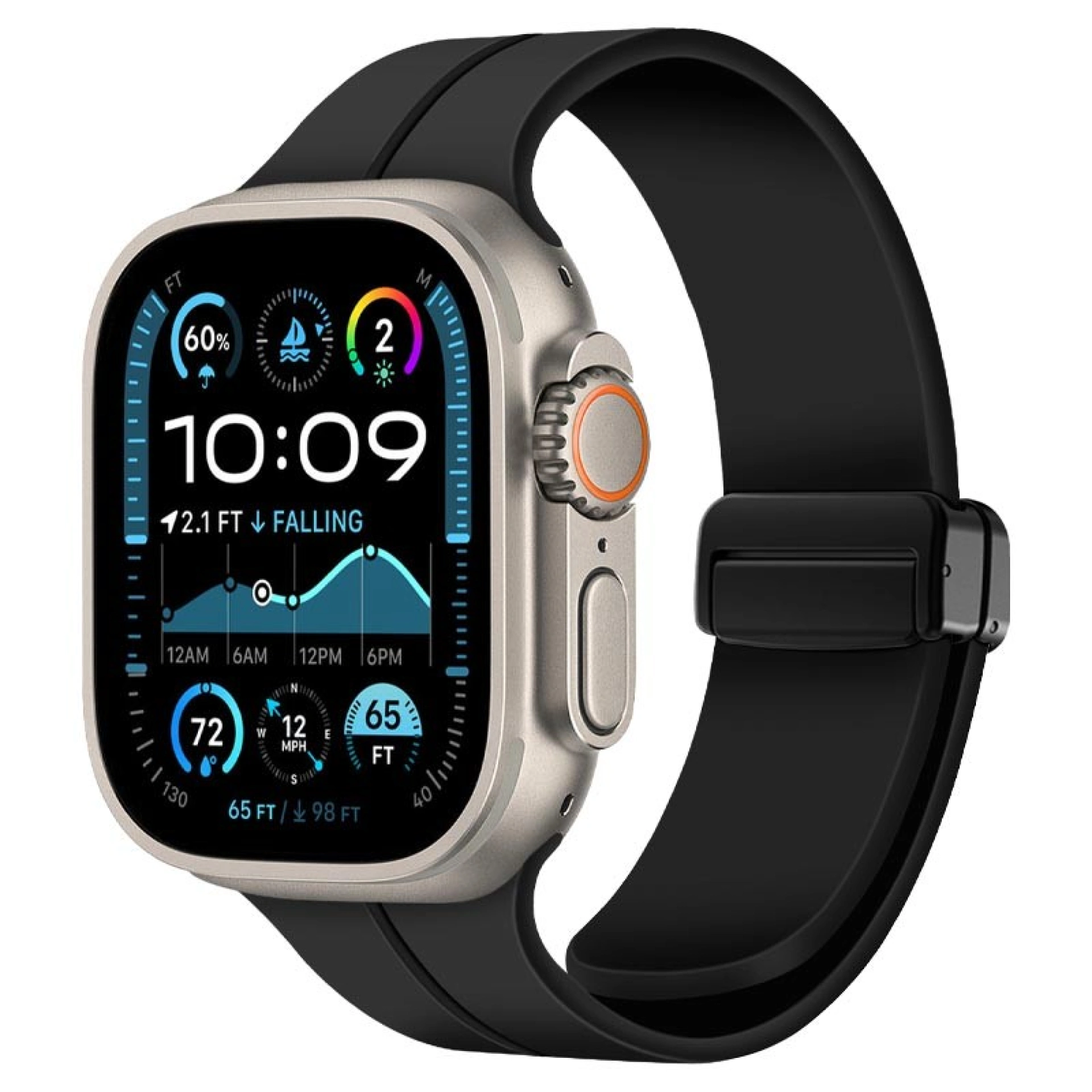 Magnetische Siliconen Band Voor Apple Watch