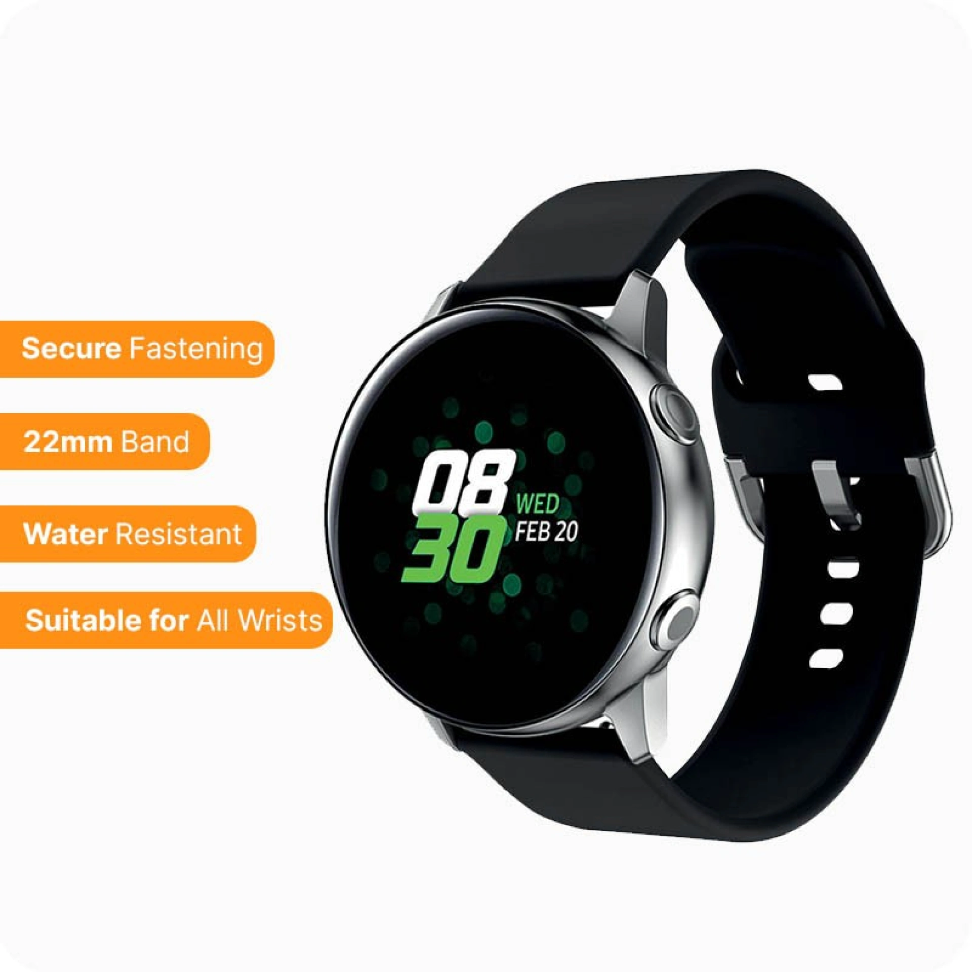 Bracelet Montre Connectée en Silicone