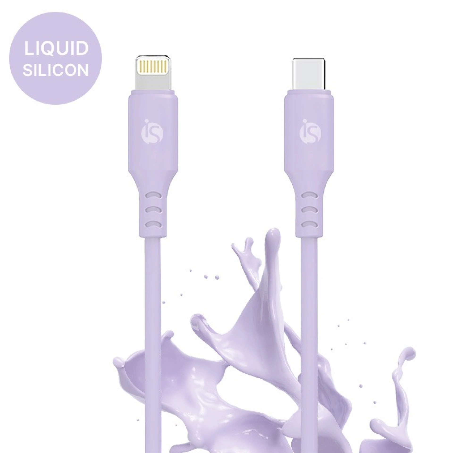 Siliconen USB-C - Lightning Kabel