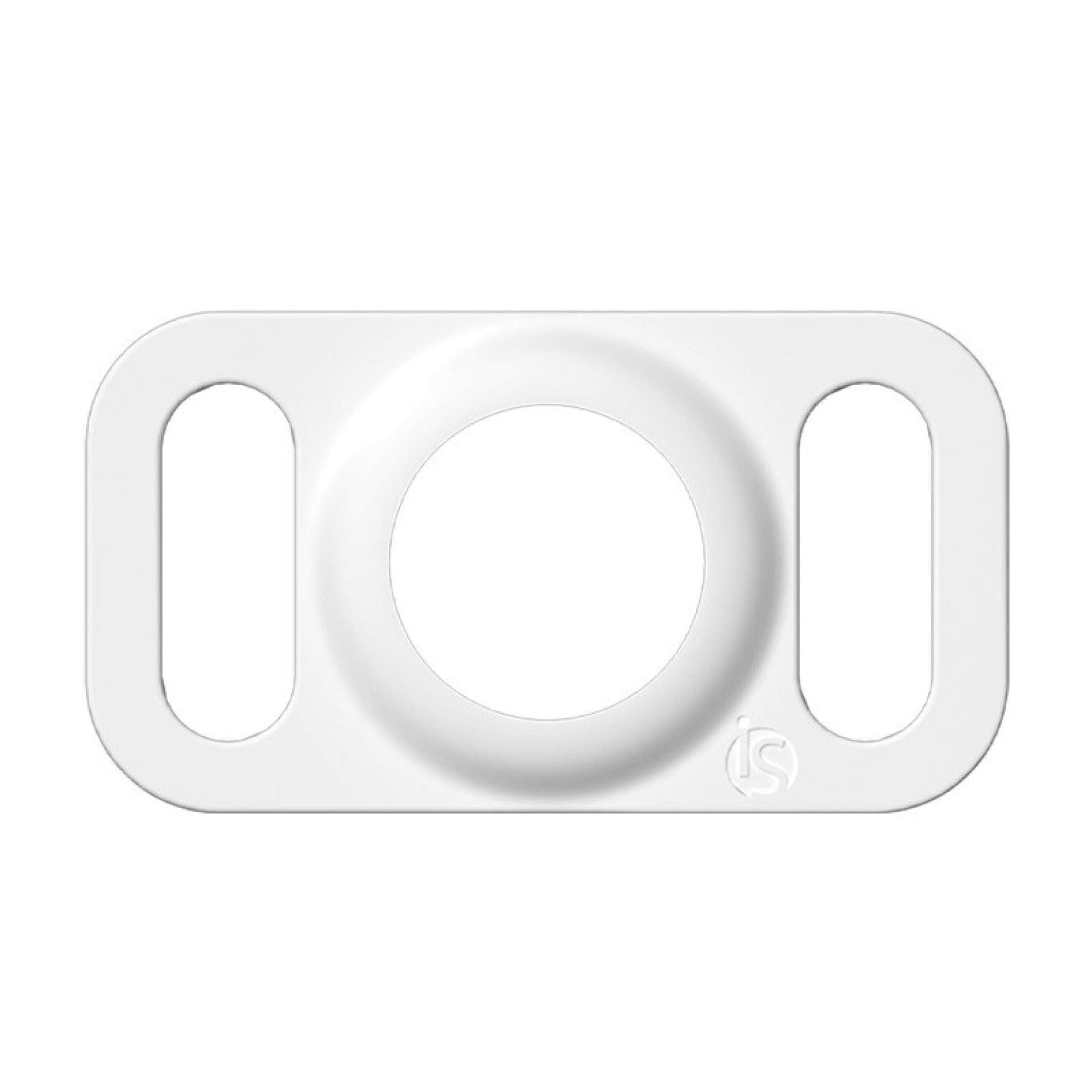 Housse AirTag pour collier Blanc