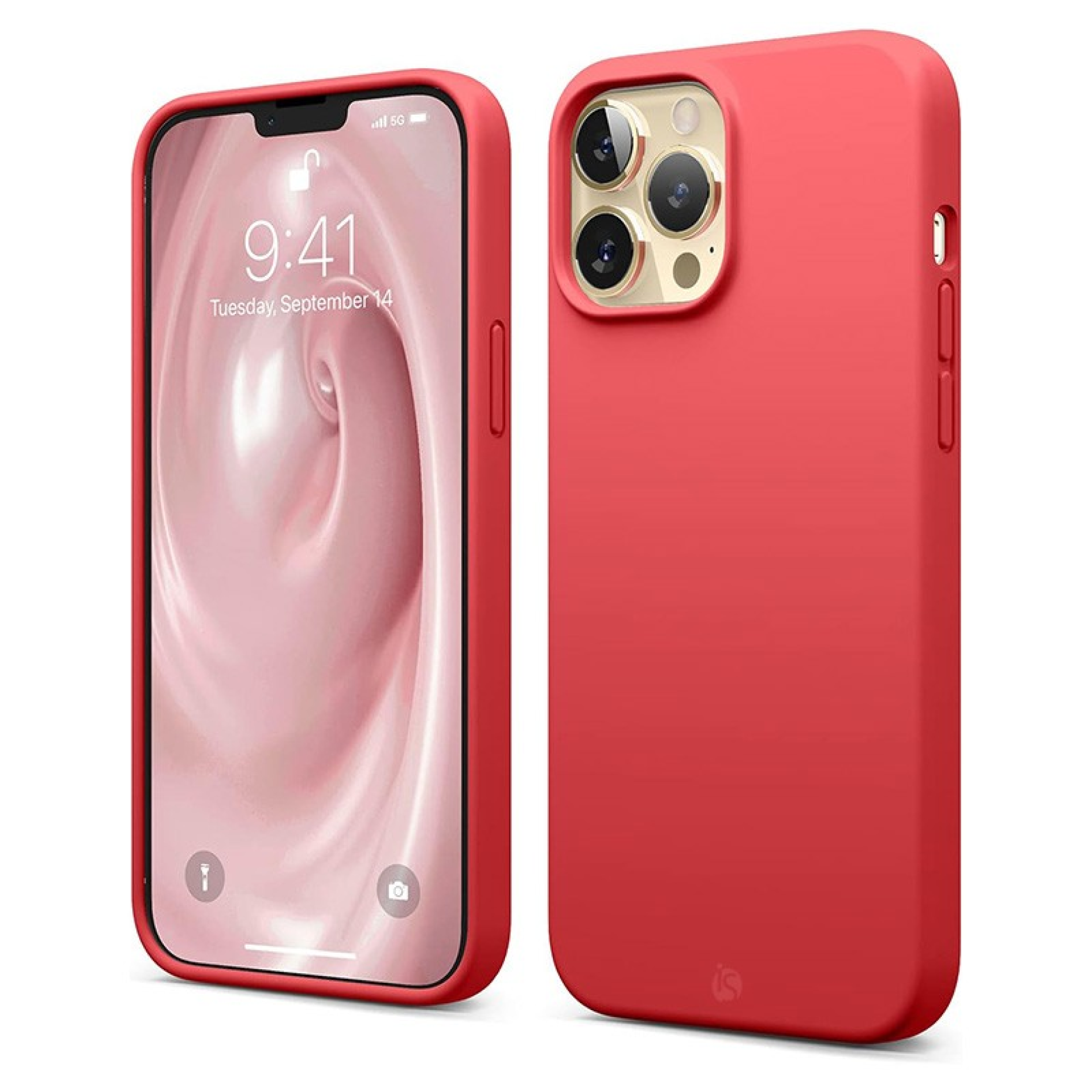 Liquid siliconen laag Magsafe iPhone 11 Pro Rood