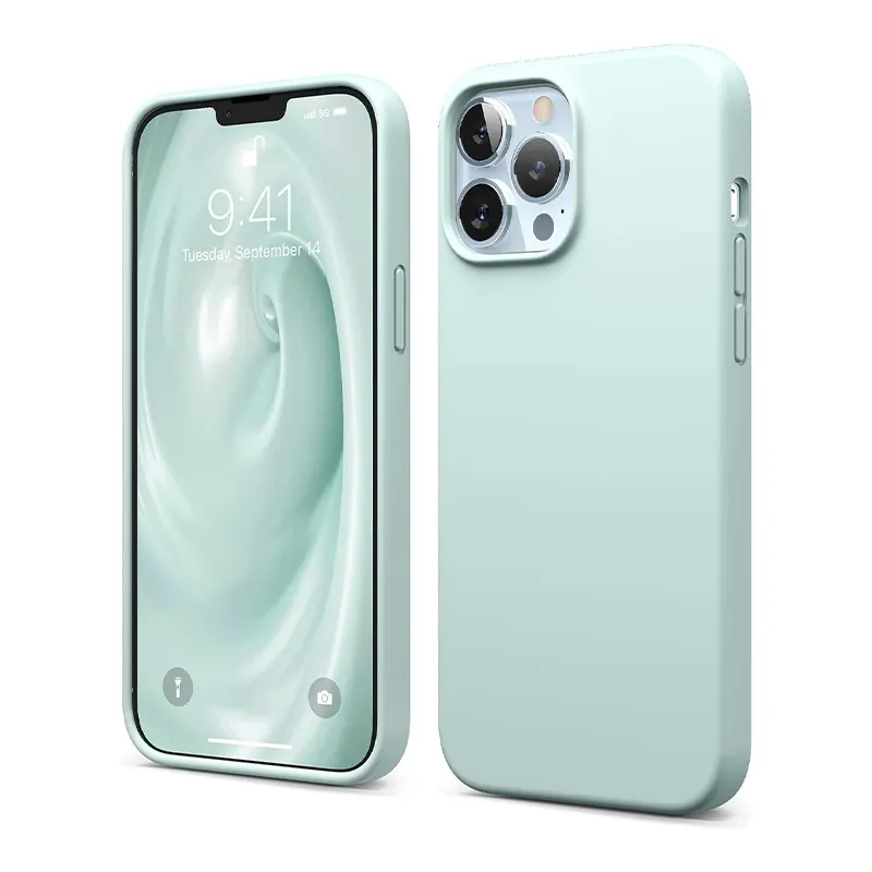 Coque en Silicone Liquide Magsafe pour iPhone