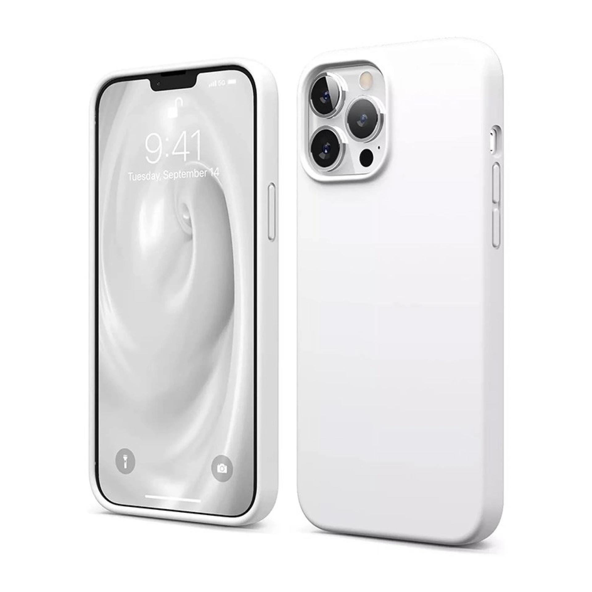 Coque en Silicone Liquide Magsafe pour iPhone