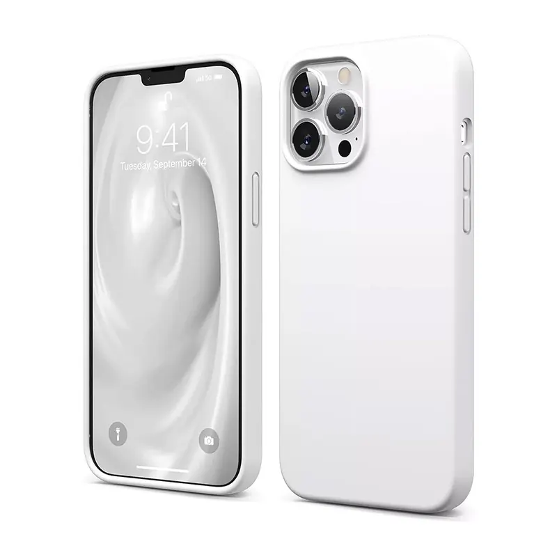 Coque en Silicone Liquide Magsafe pour iPhone