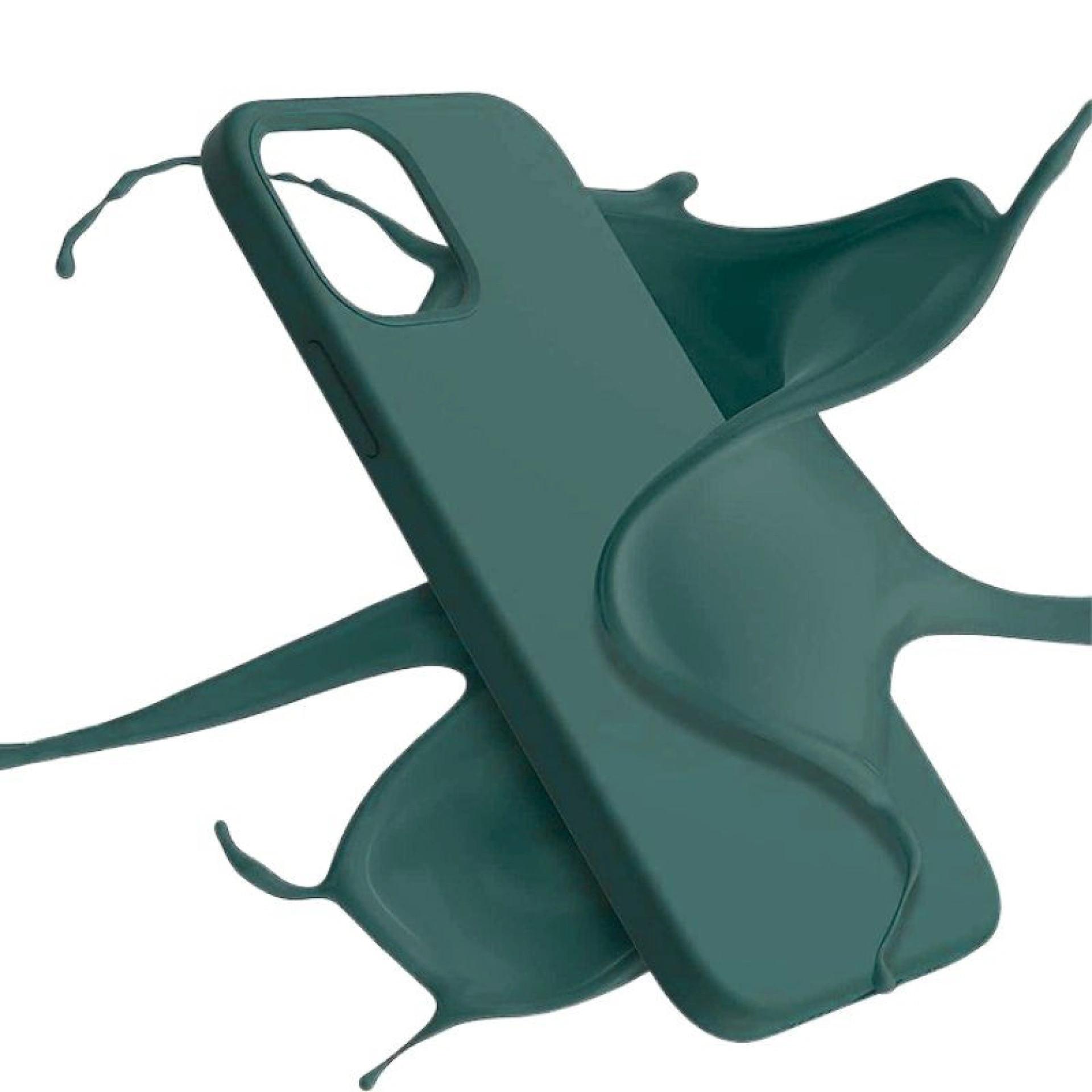 Coque en Silicone Liquide Magsafe pour iPhone
