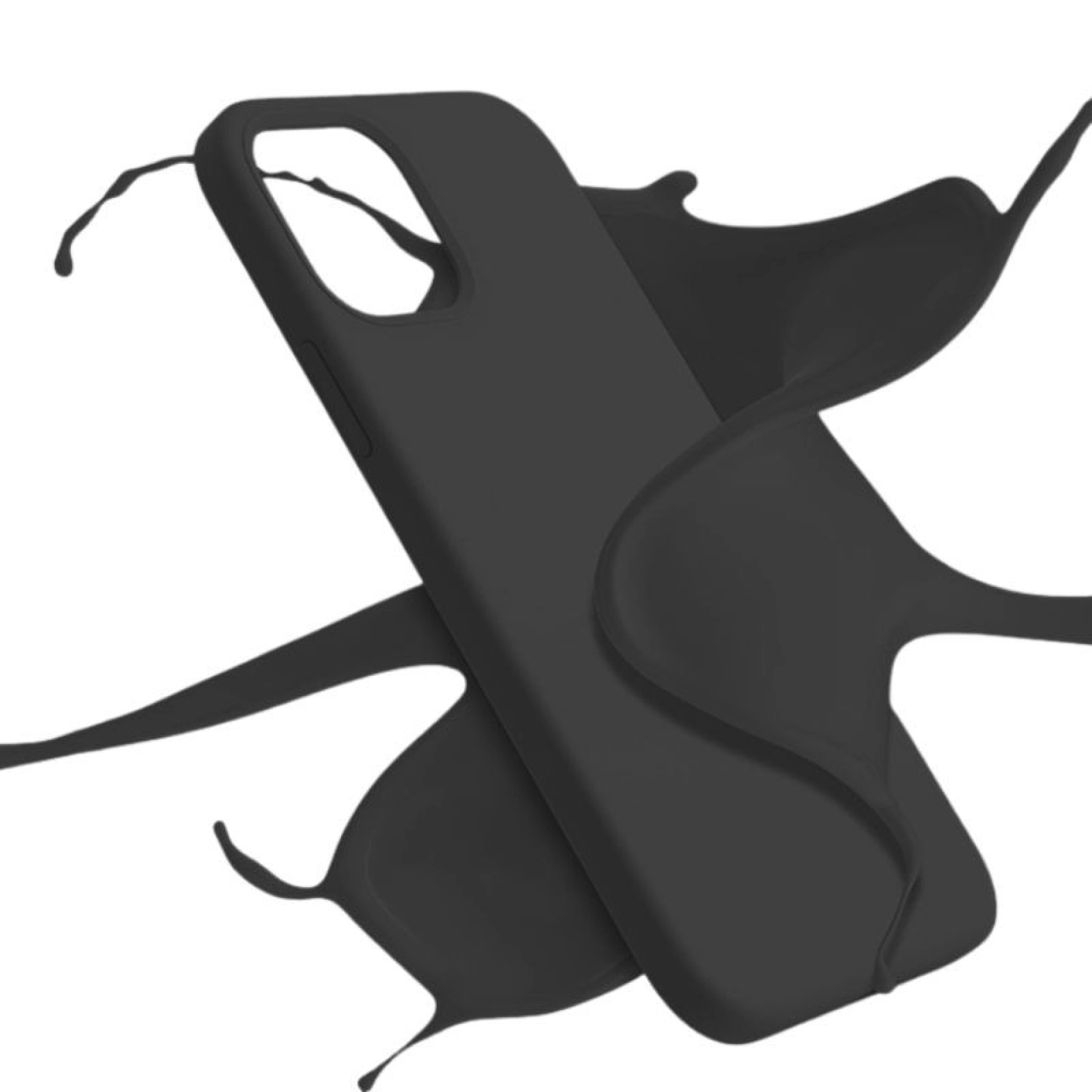 Coque en Silicone Liquide Magsafe pour iPhone