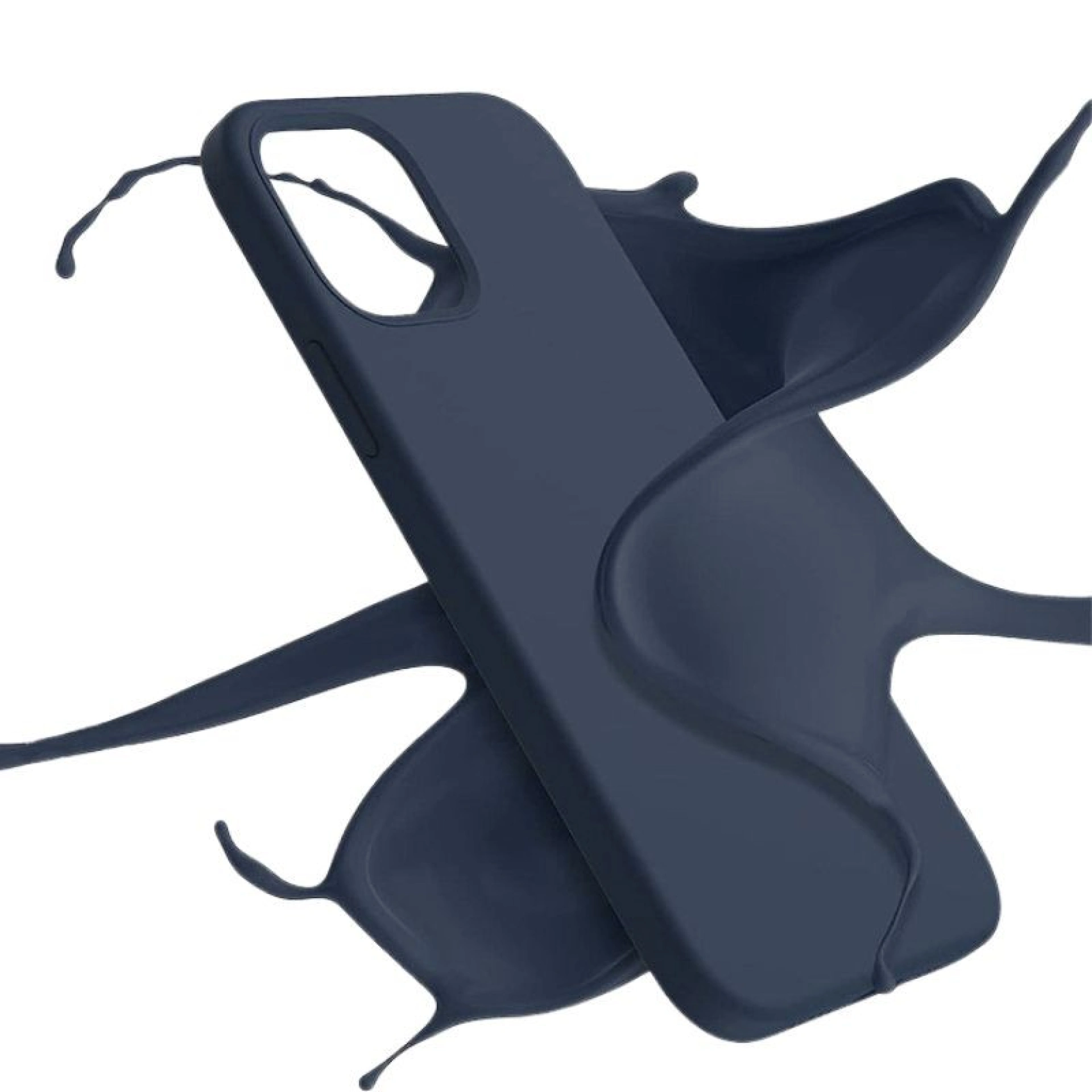 Coque en Silicone Liquide Magsafe pour iPhone