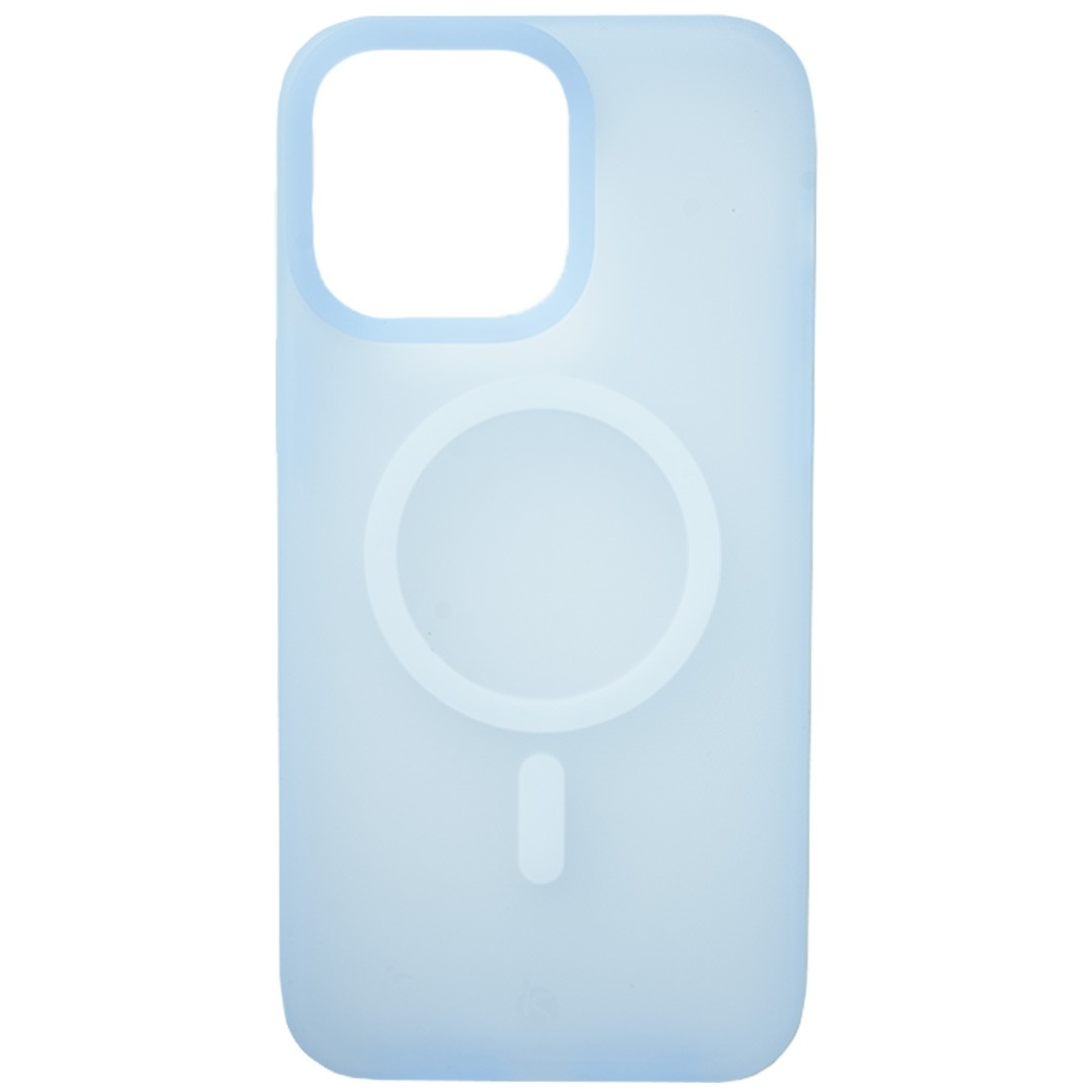 Coque Transparente Colorée MagSafe Bleu Clair iPhone 12