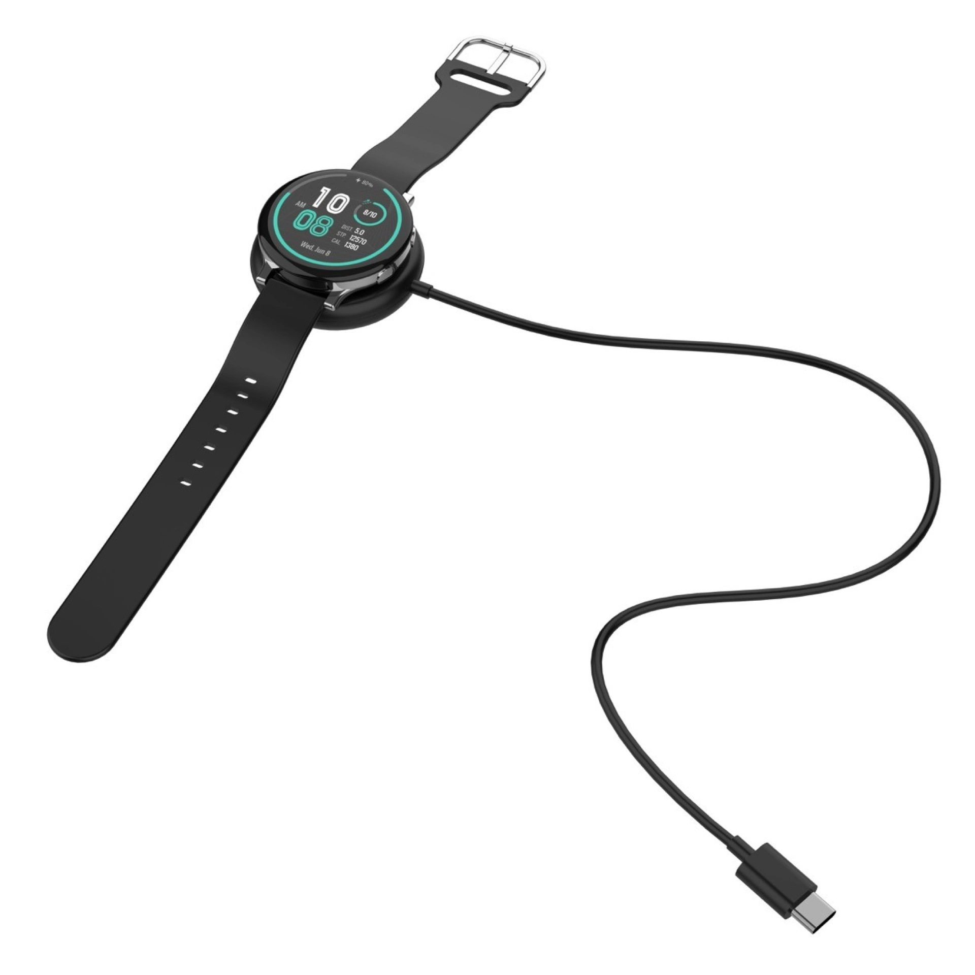 Carregador Smartwatch Samsung com relógio