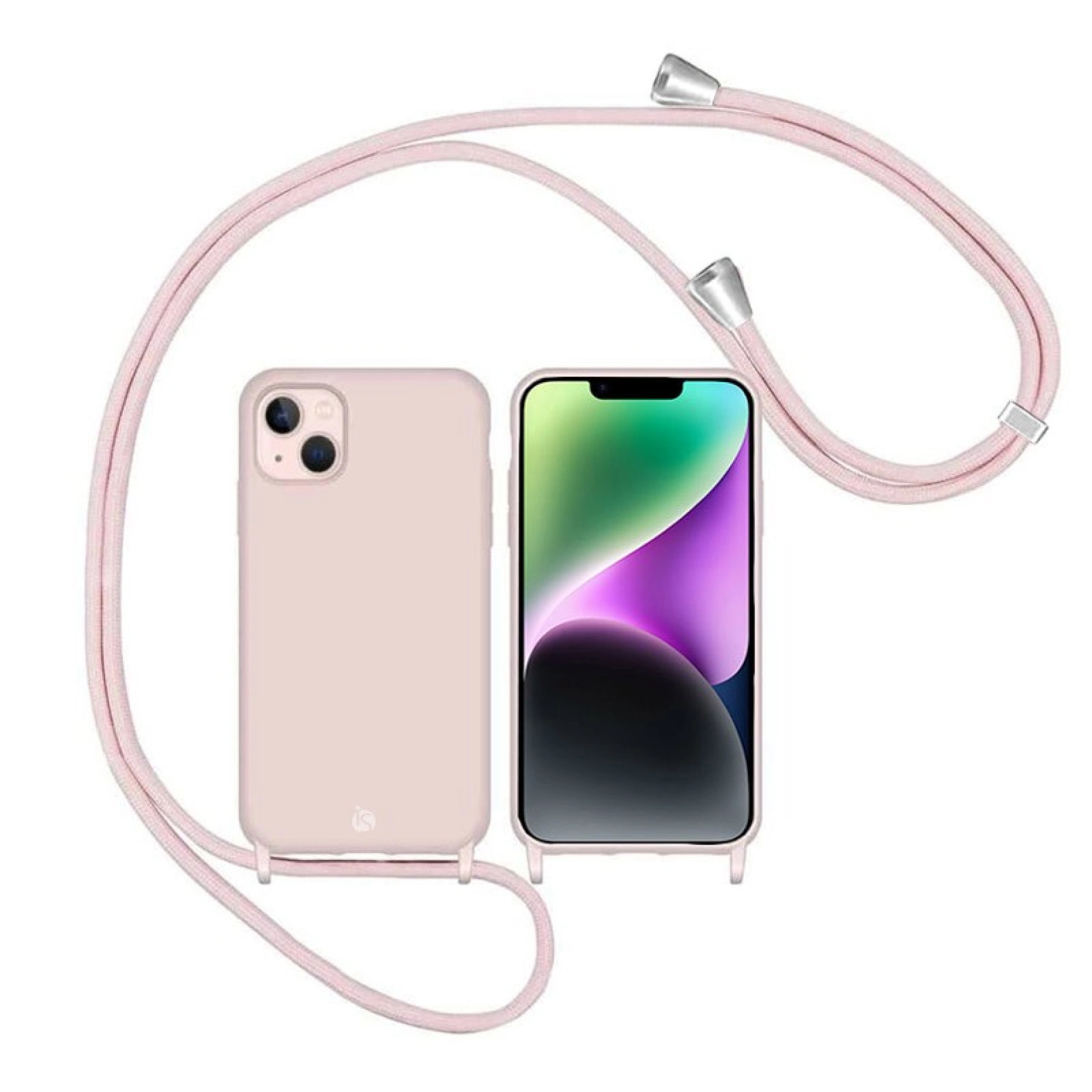 Hoes met verstelbaar touw iPhone 14 Zand