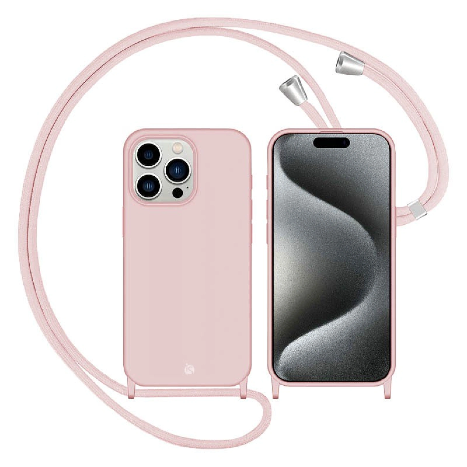 Hoes met verstelbaar touw iPhone 16 Pro Max Zand