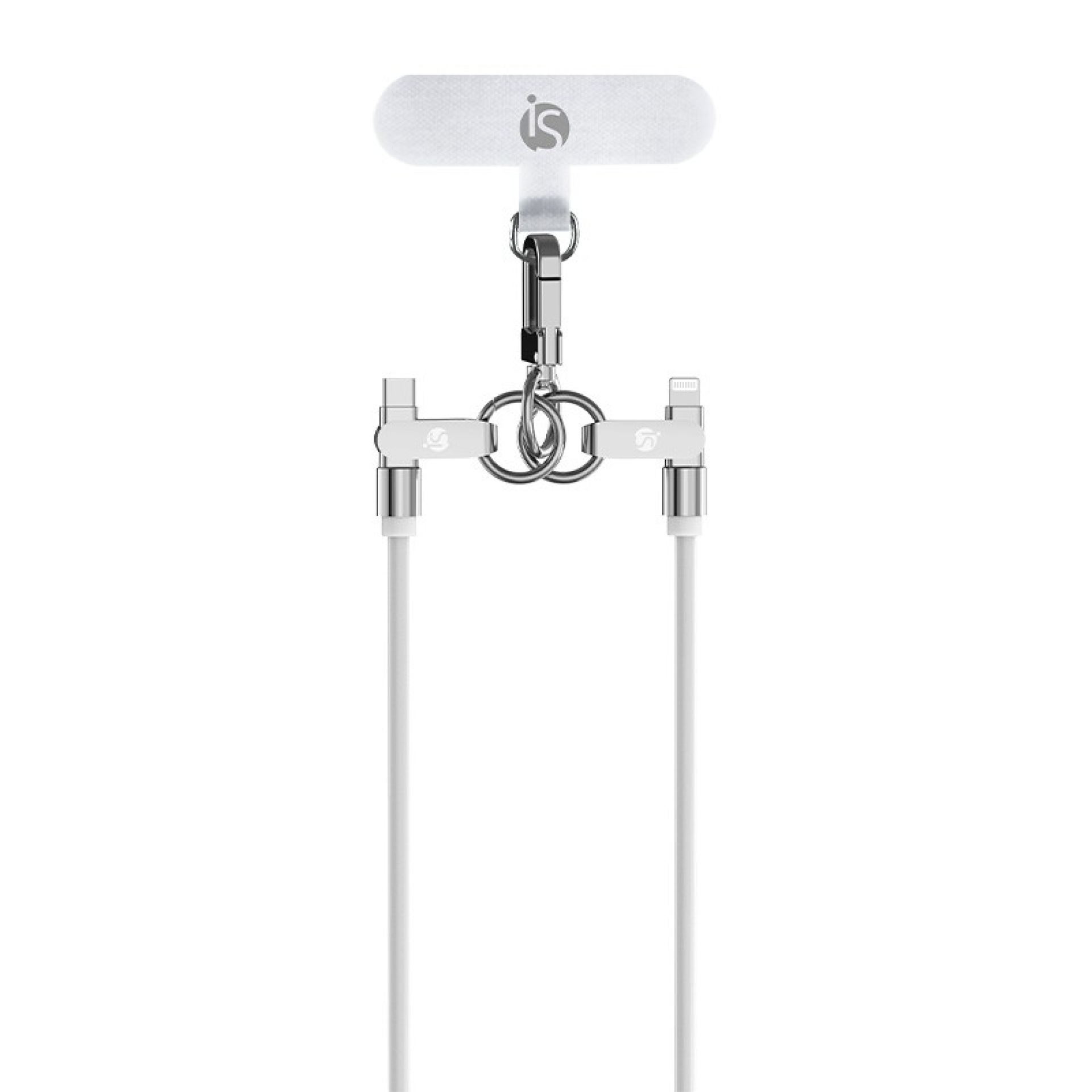 Cordon en Silicone avec Chargement USB-C USB C   Lightning White