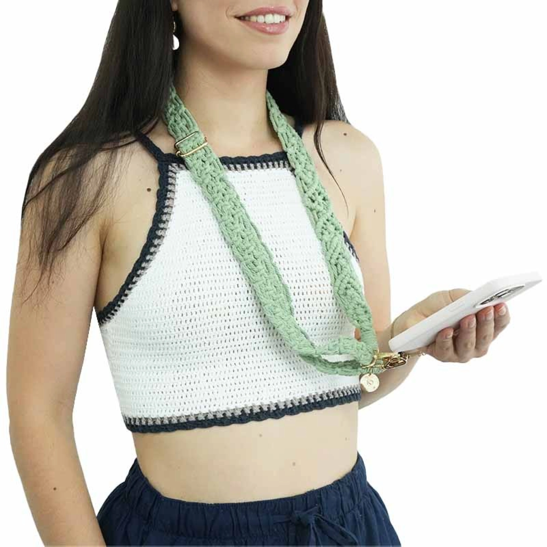 Lanière Téléphone Macramé