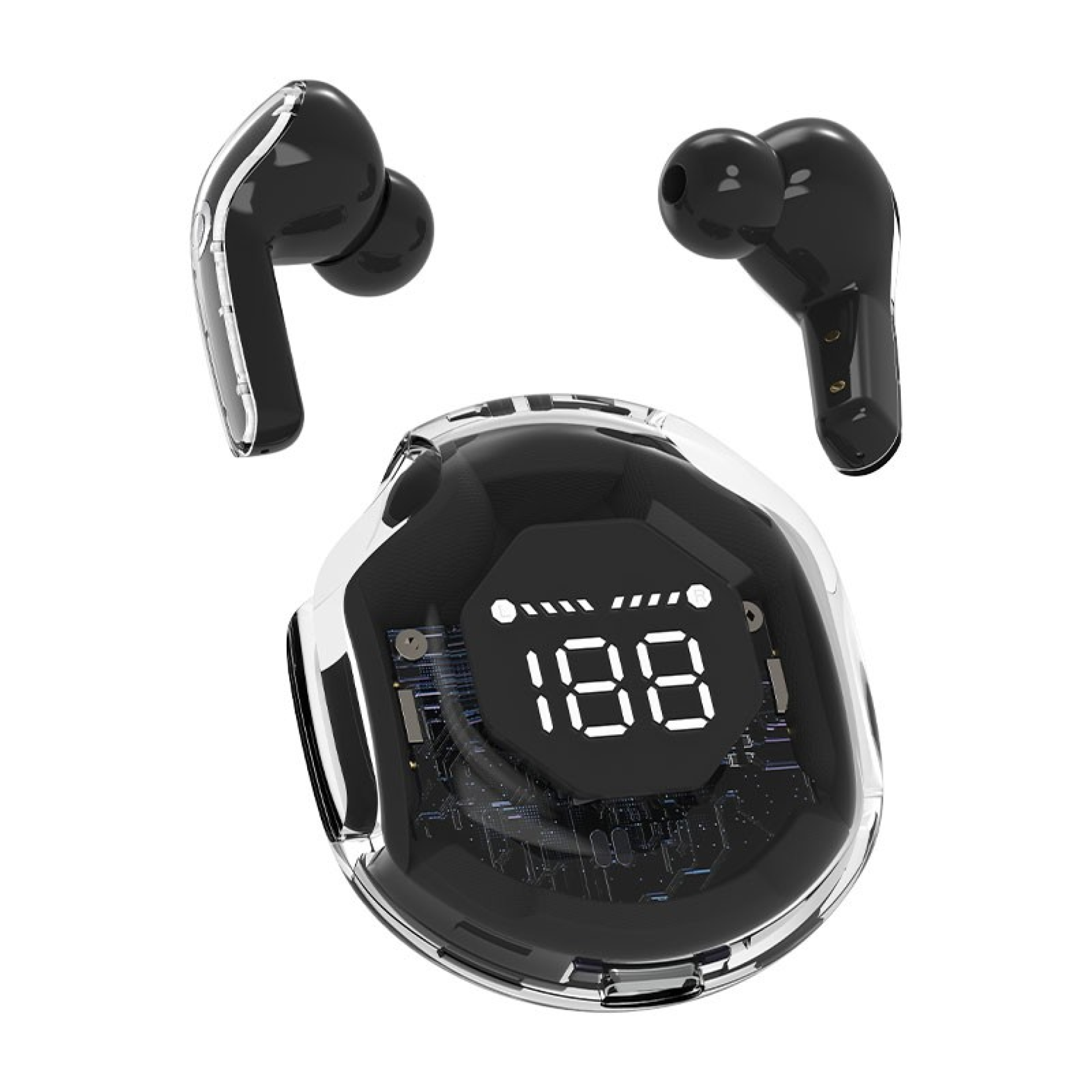 Earpods Bluettoh Neon Black