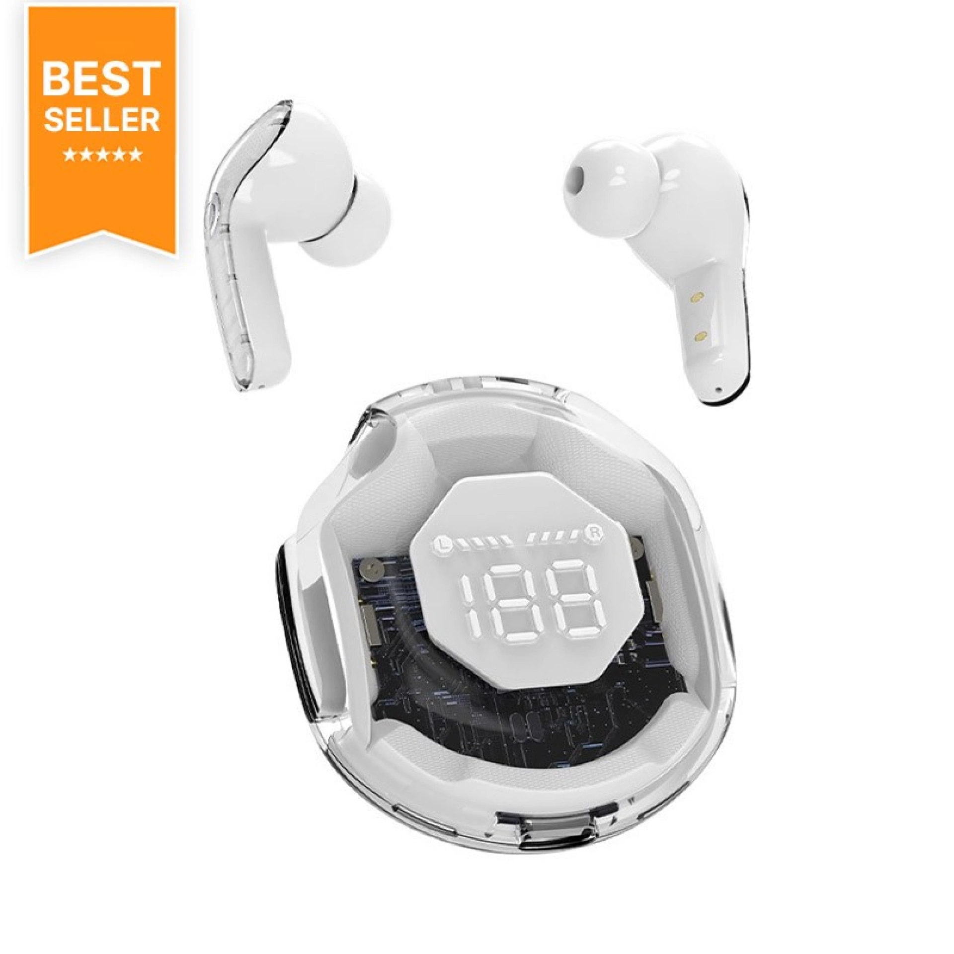 Earpods Bluettoh Neon Snow