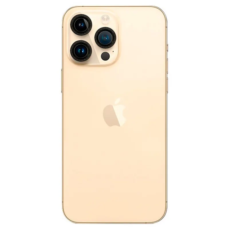 Protection d'appareil photo iPhone 13 Pro Paillettes Noires