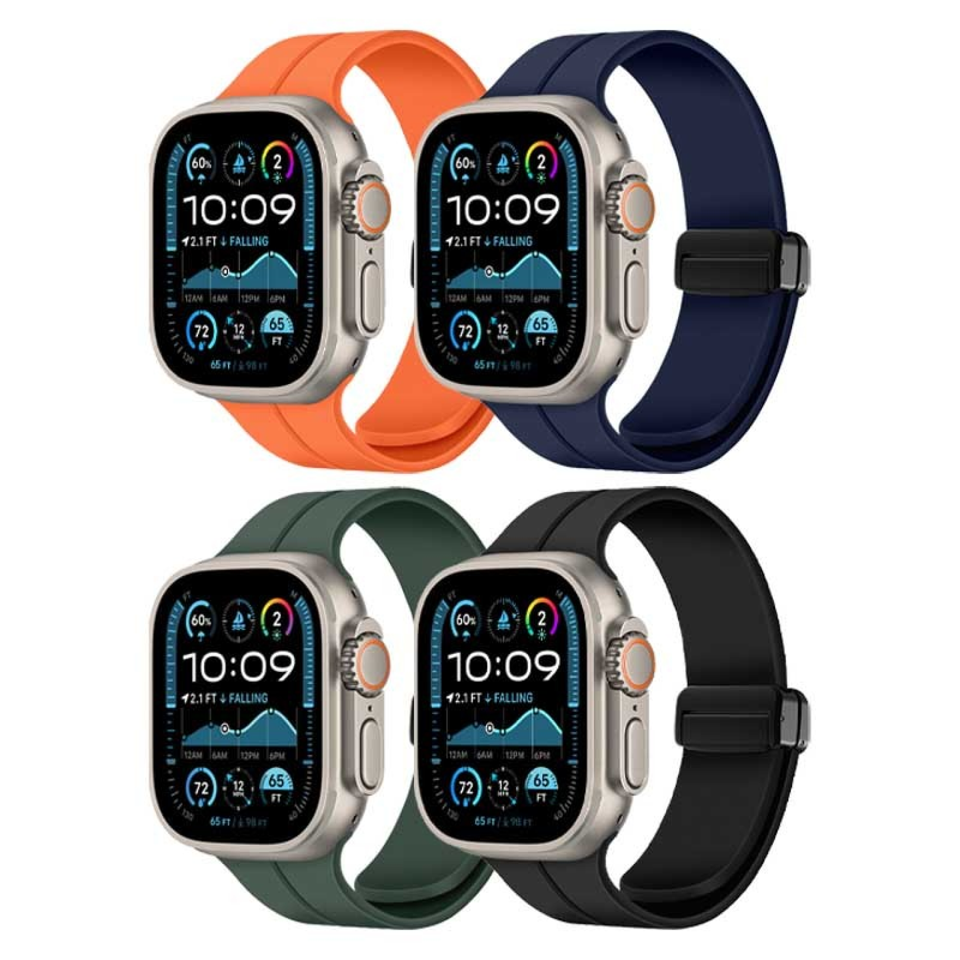 Magnetische Siliconen Band Voor Apple Watch