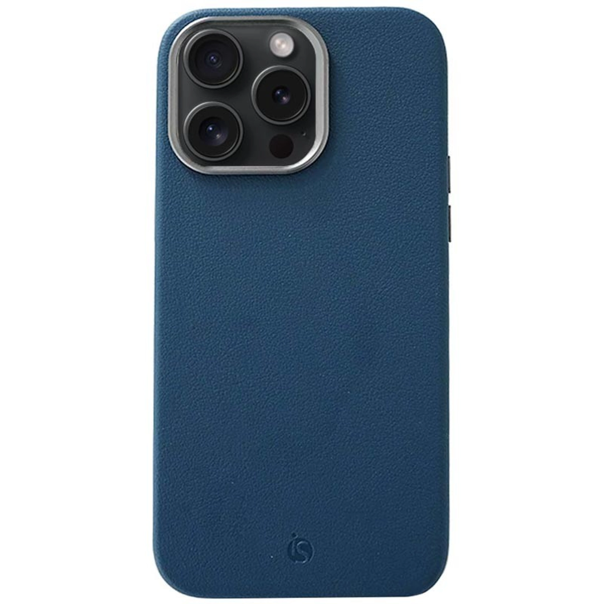 Magsafe leren hoesje Blauw iPhone 15