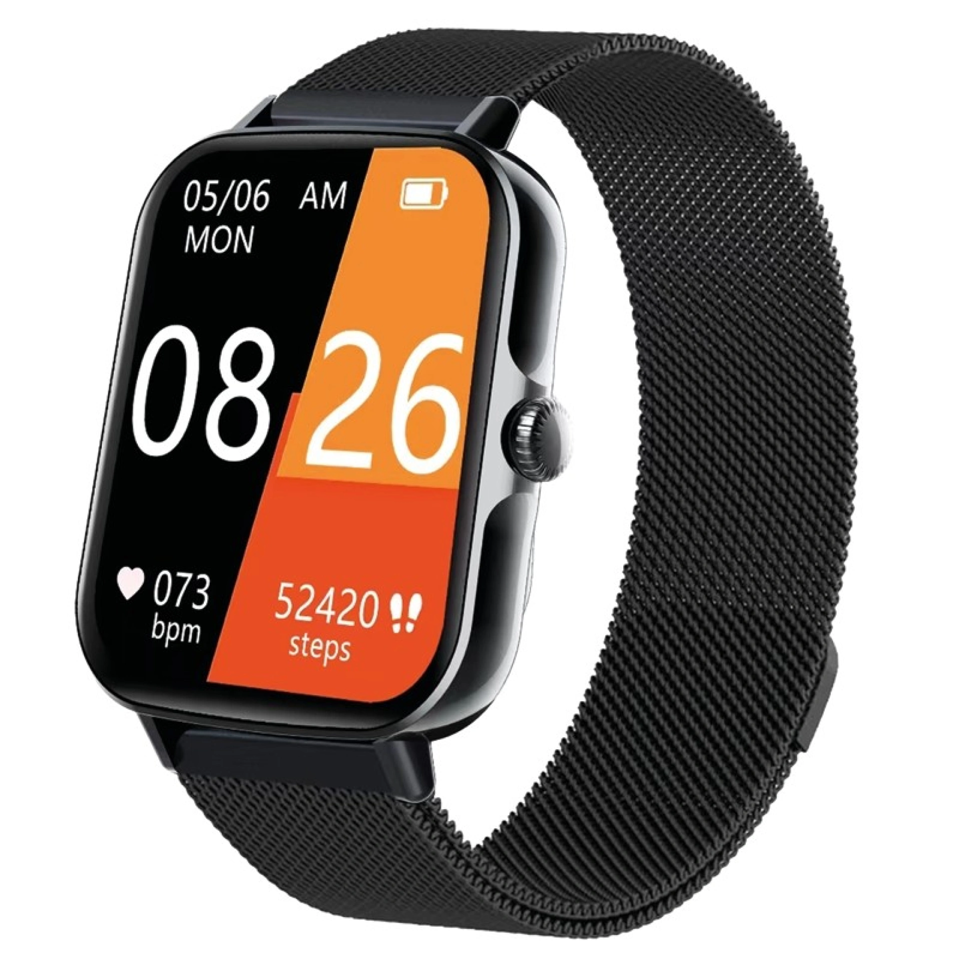 Bracelet Smartwatch Milanais 3ème Gén Noir
