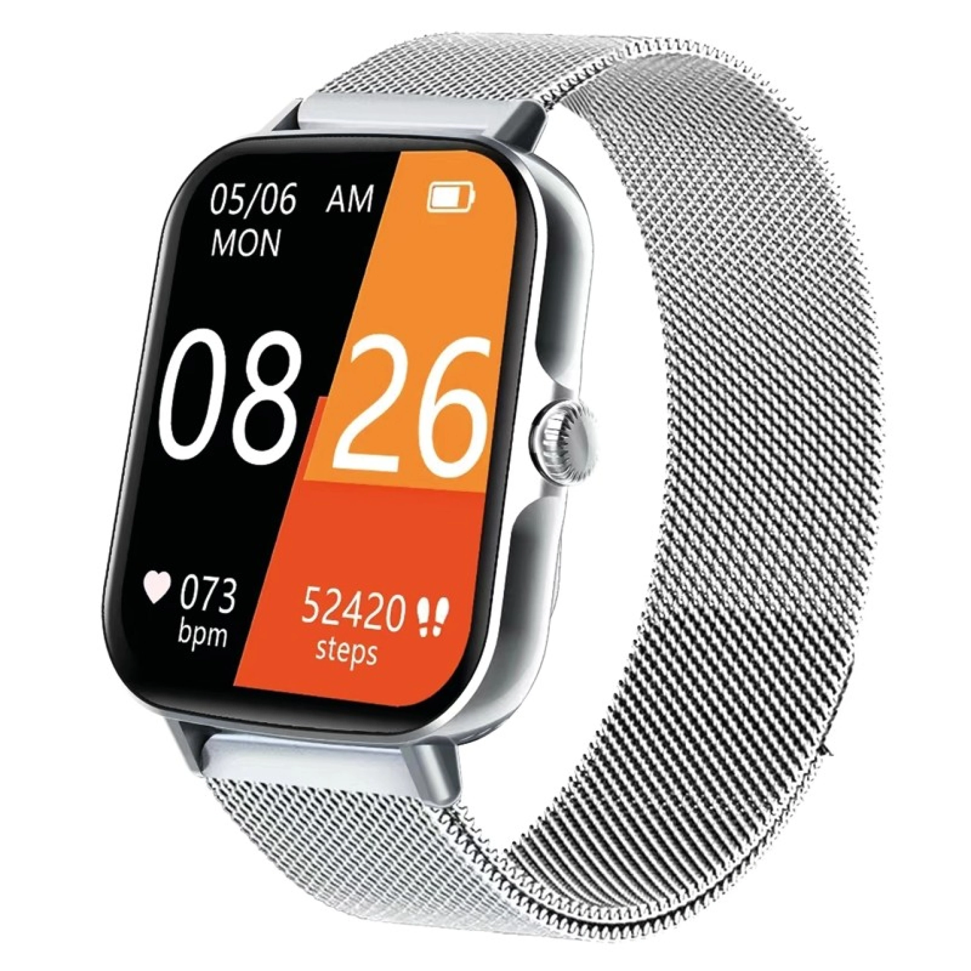 Bracelet Smartwatch Milanais 3ème Gén Prateado