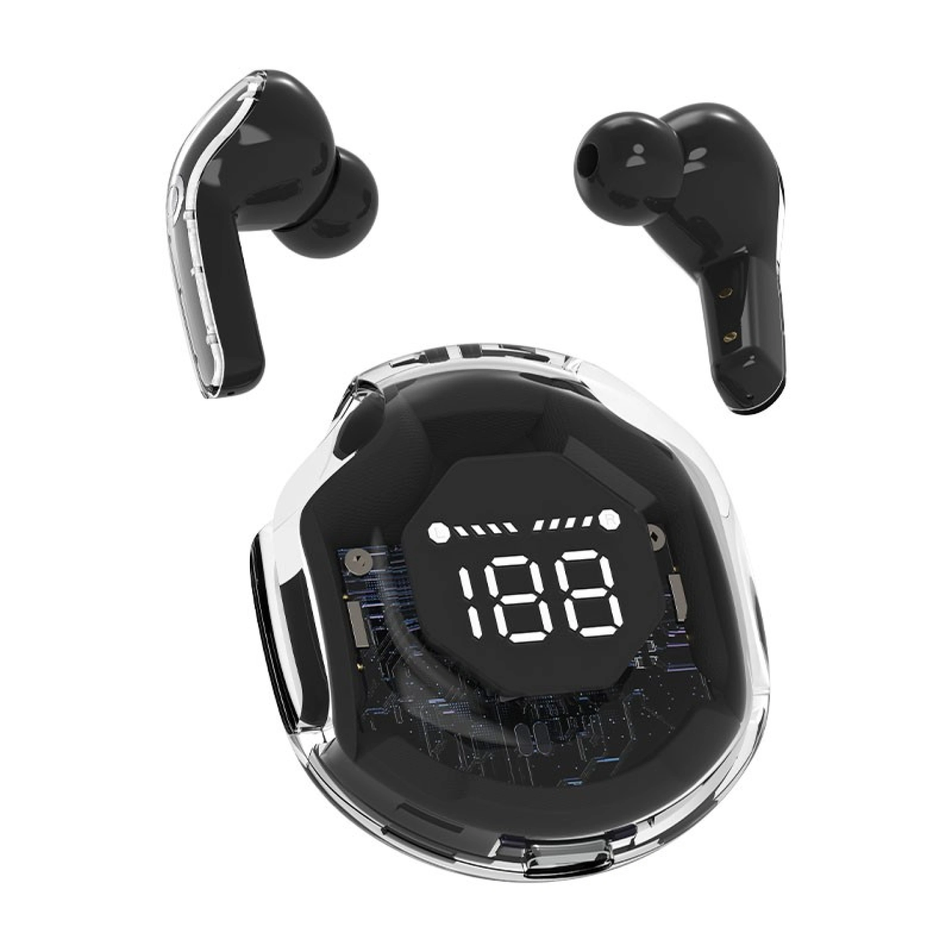 Neon Bluetooth Oordopjes Black