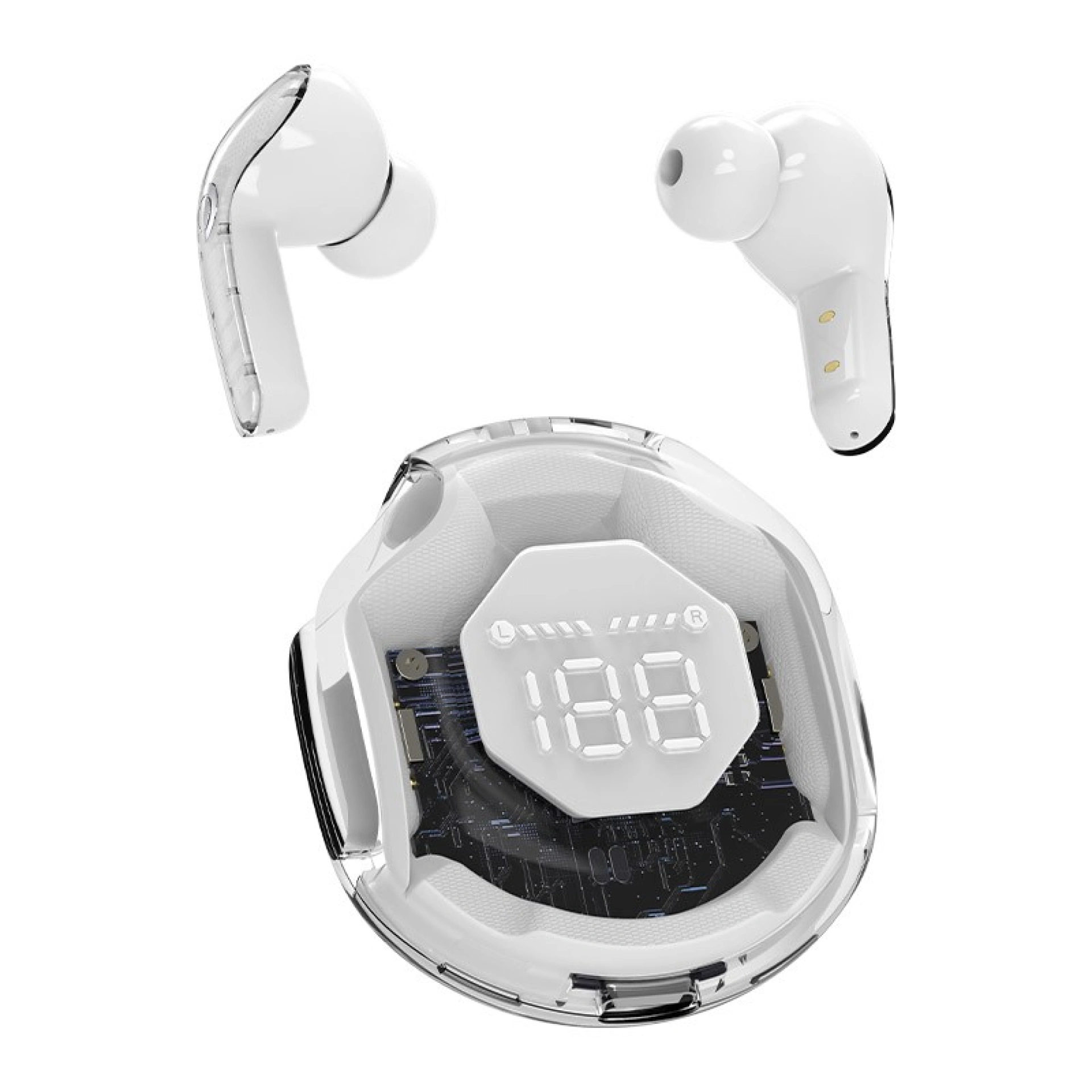 Neon Bluetooth Oordopjes Sneeuw