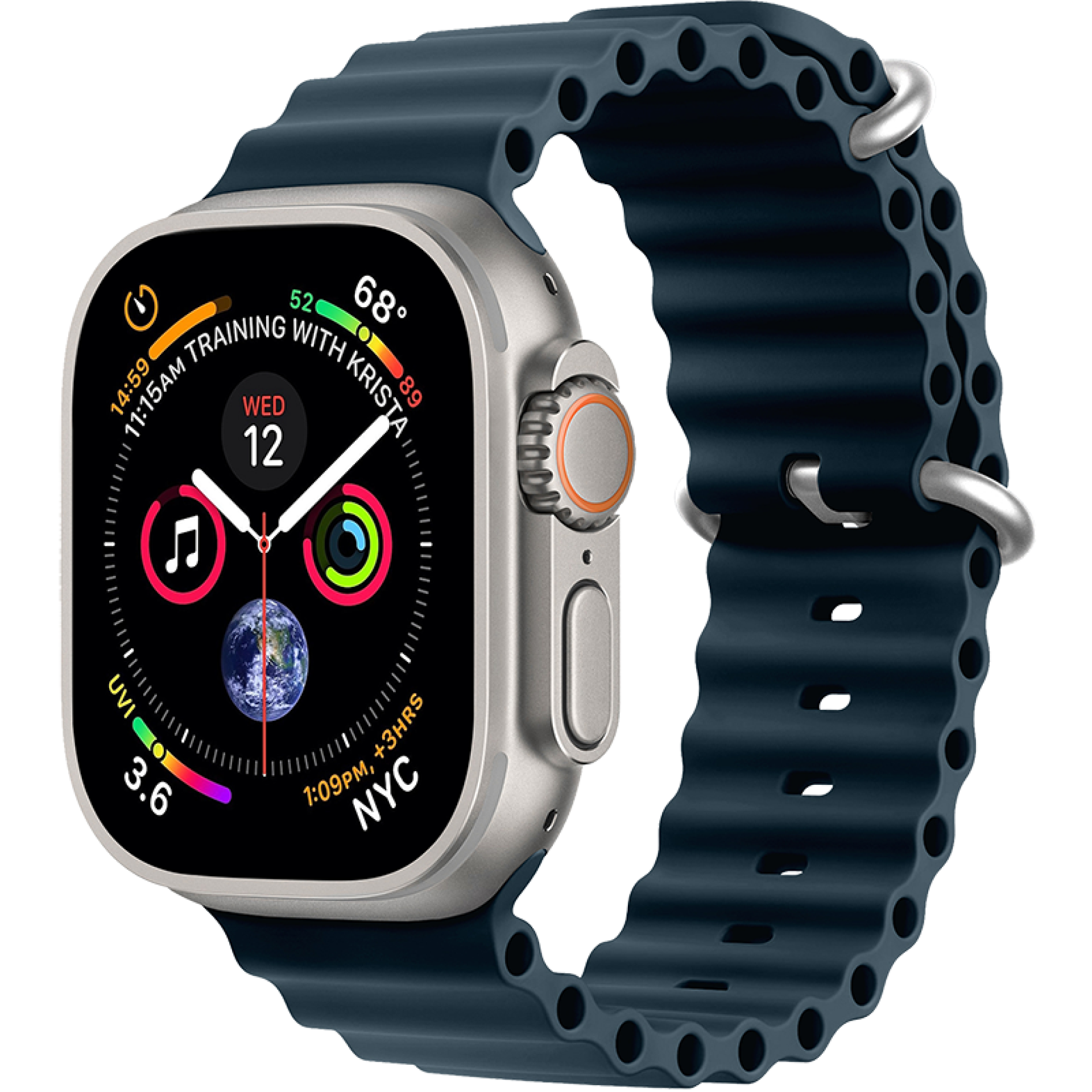 Bracelet Océan pour Apple Watch 38/40/41mm Bleu