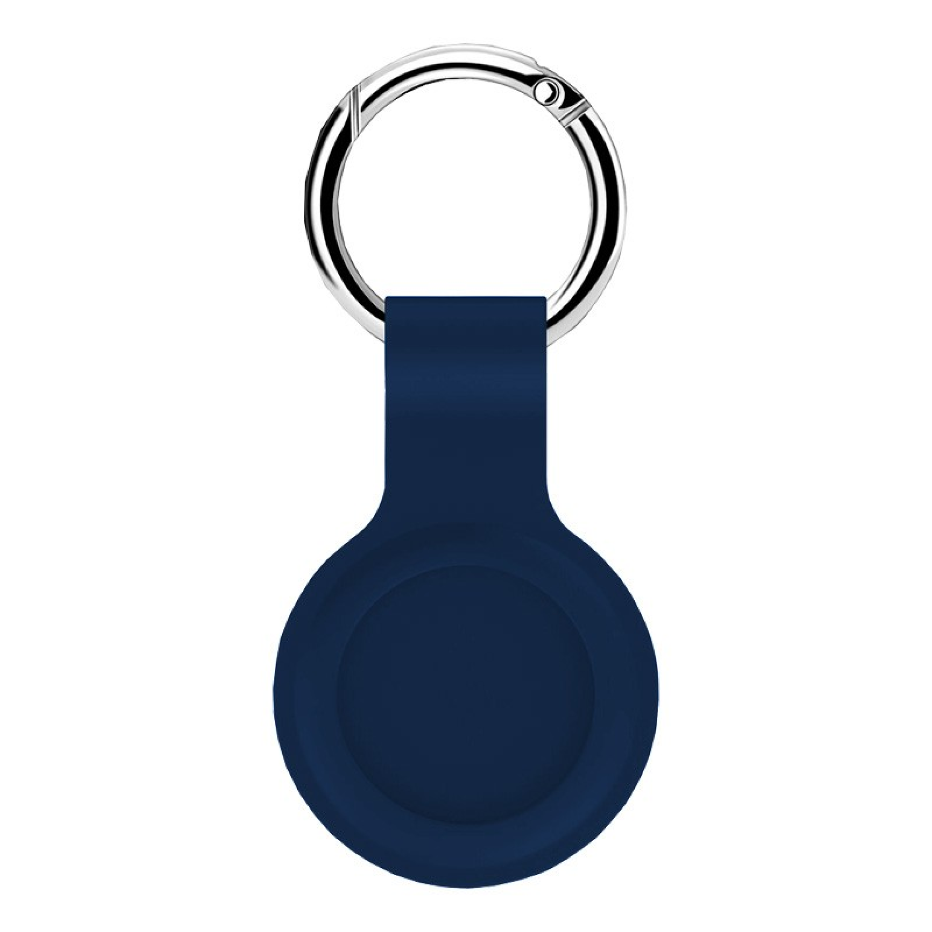 Porte-clés en silicone liquide AirTag Bleu
