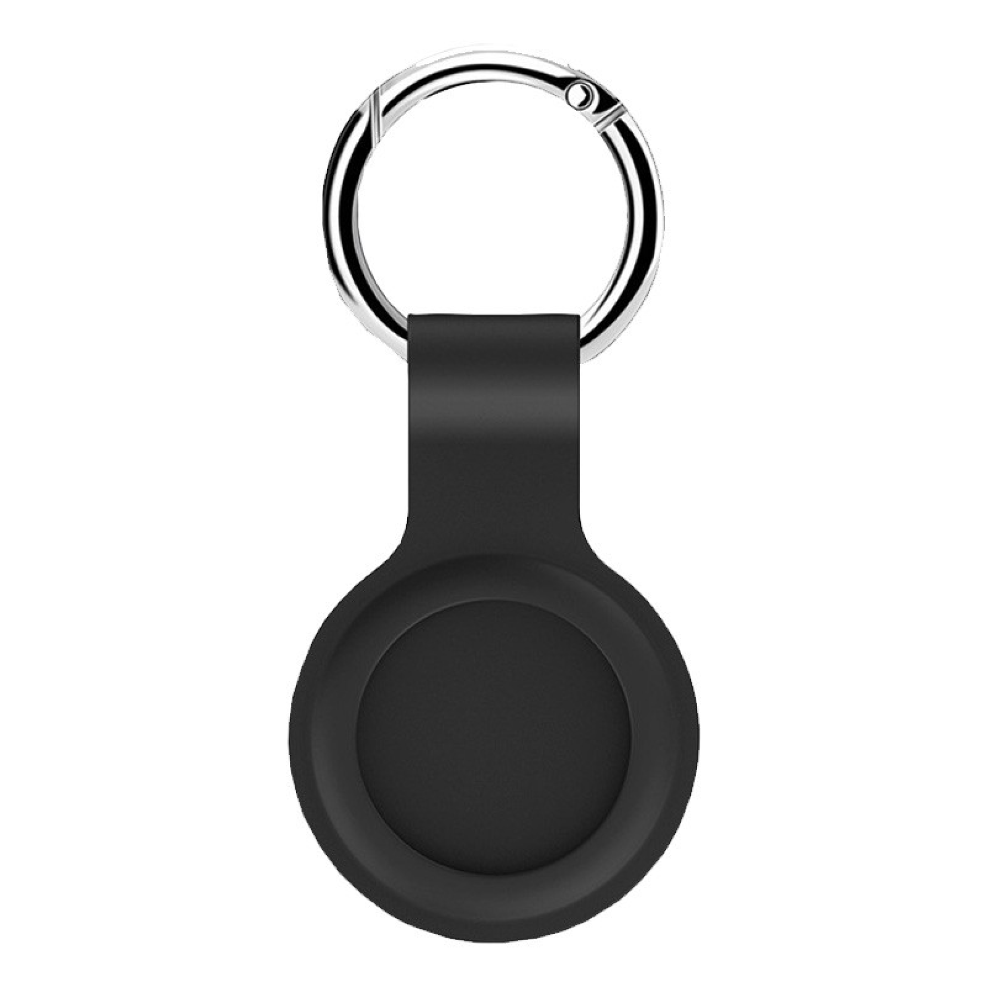 Porte-clés en silicone liquide AirTag Noir