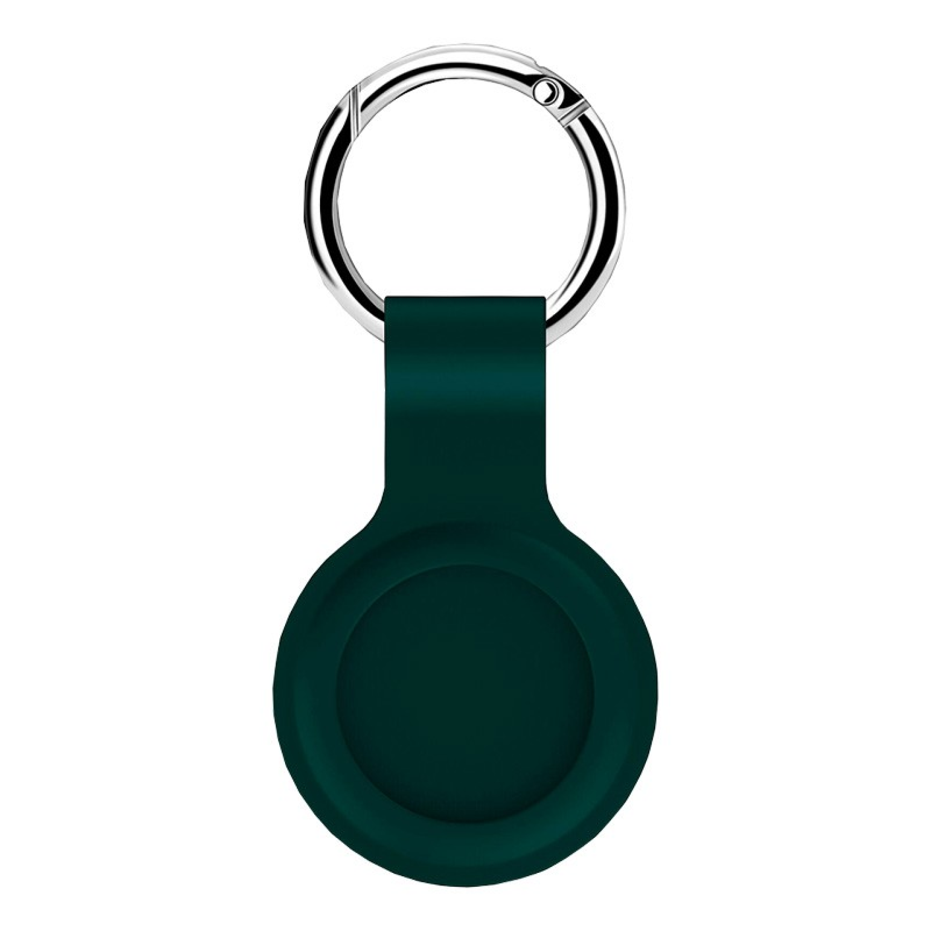 Porte-clés en silicone liquide AirTag Vert