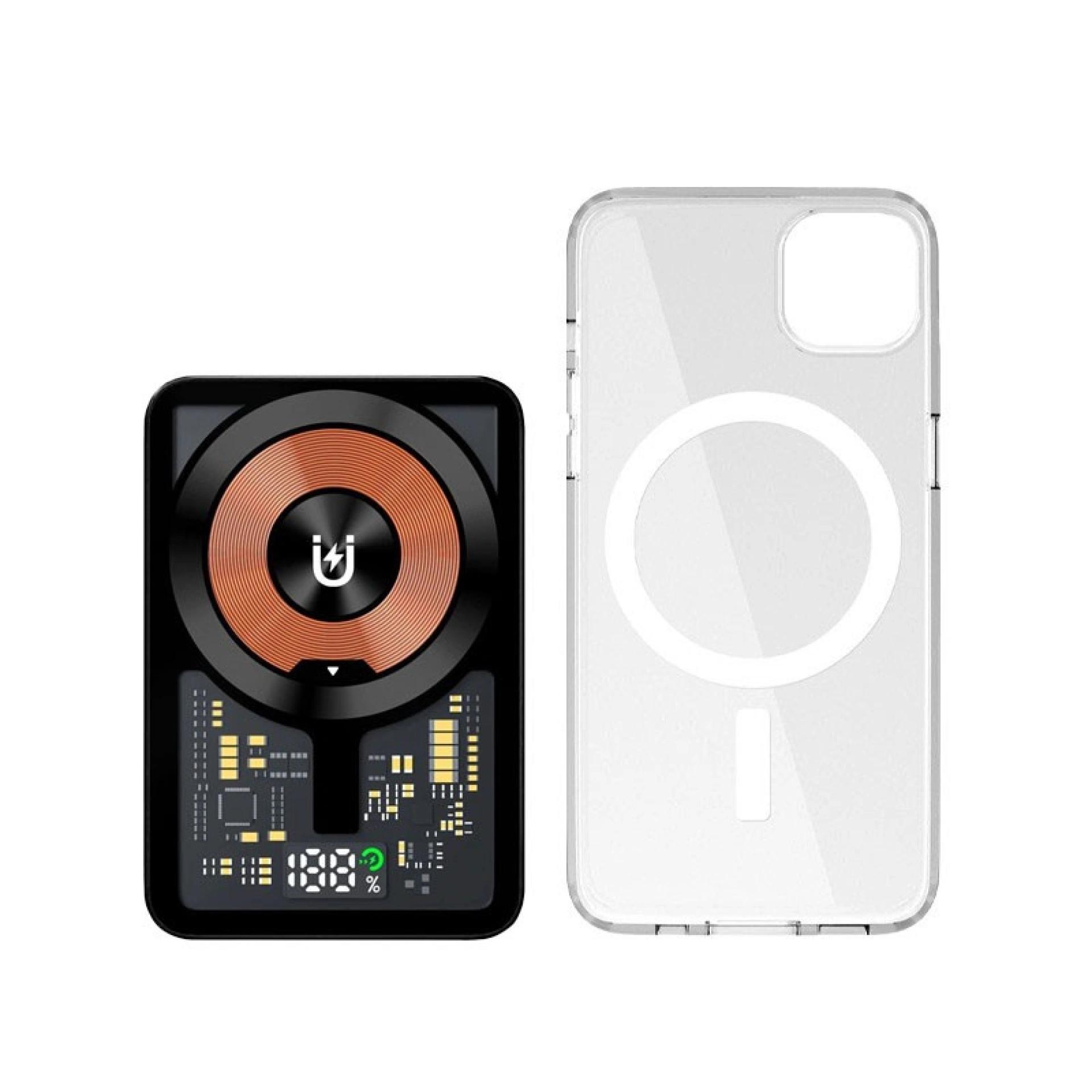 Kit MagSafe iPhone 16 Plus Transparent
