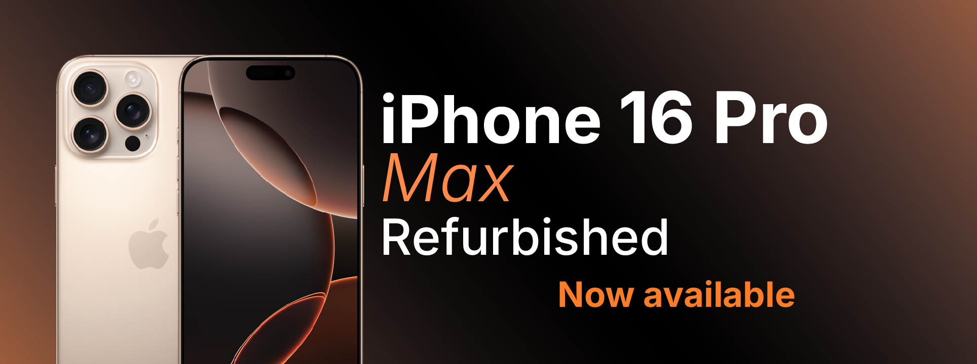 Le iPhone 16 Pro Max est désormais disponible chez iServices