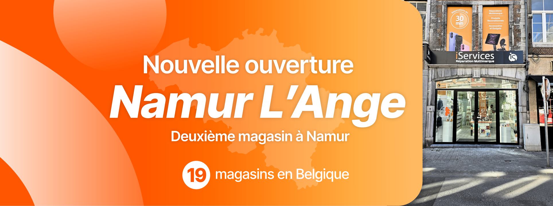 iServices vient d'ouvrir son deuxième magasin à Namur