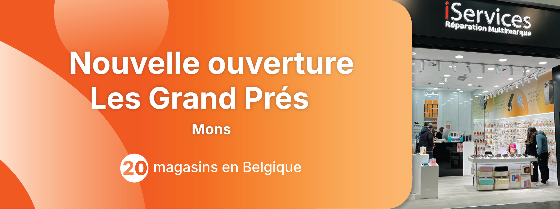 iServices opent 20e winkel in België
