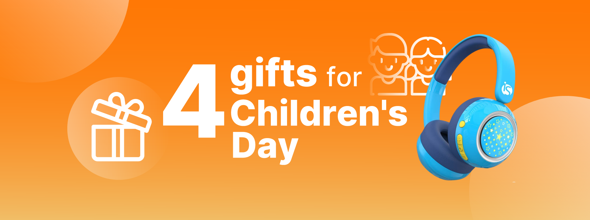 4 cadeaus voor Kinderdag