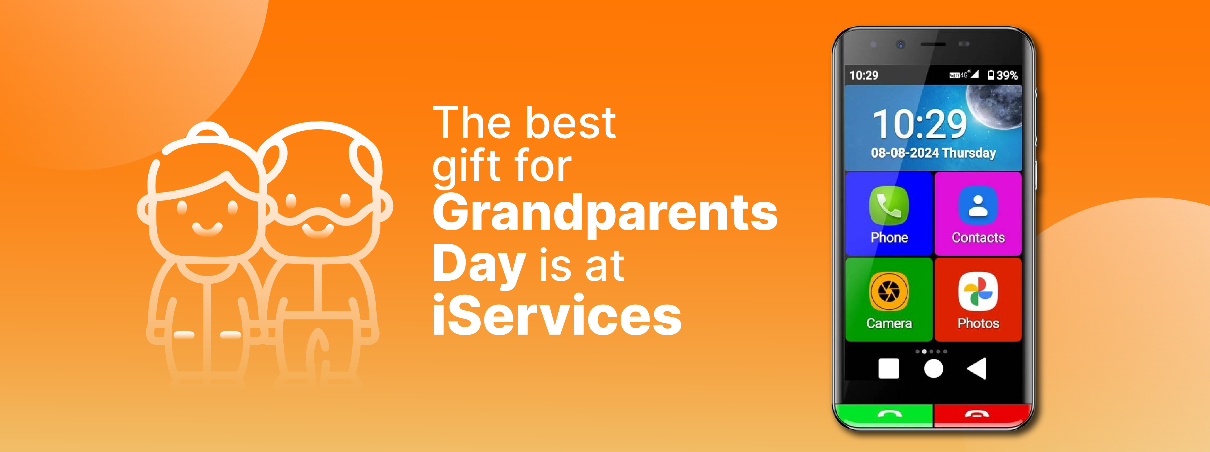 Le meilleur cadeau pour les grands-parents chez iServices