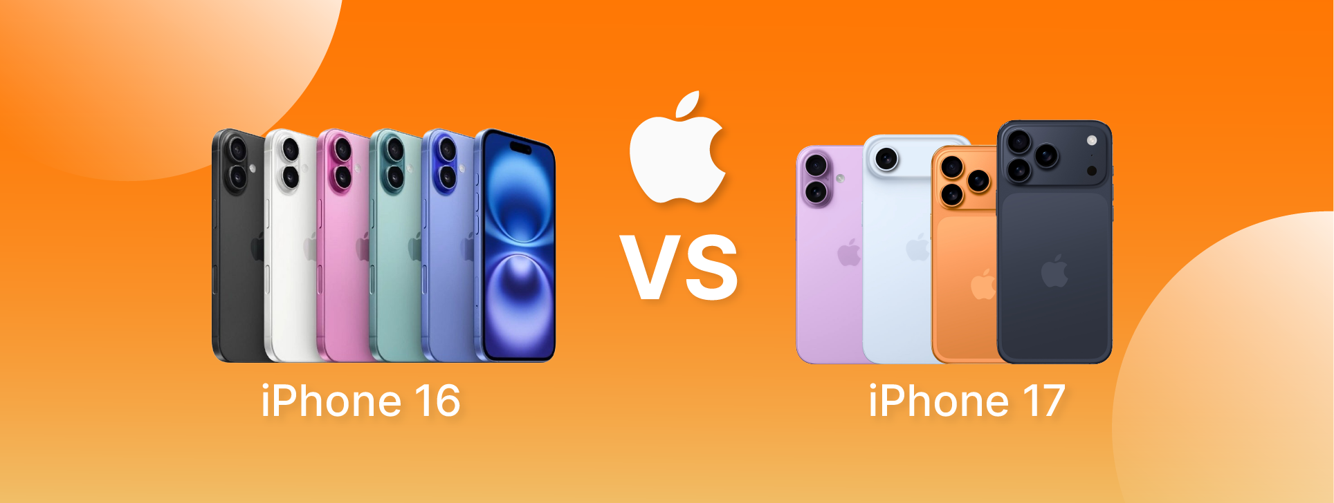 iPhone 17 vs iPhone 16 : les principales différences