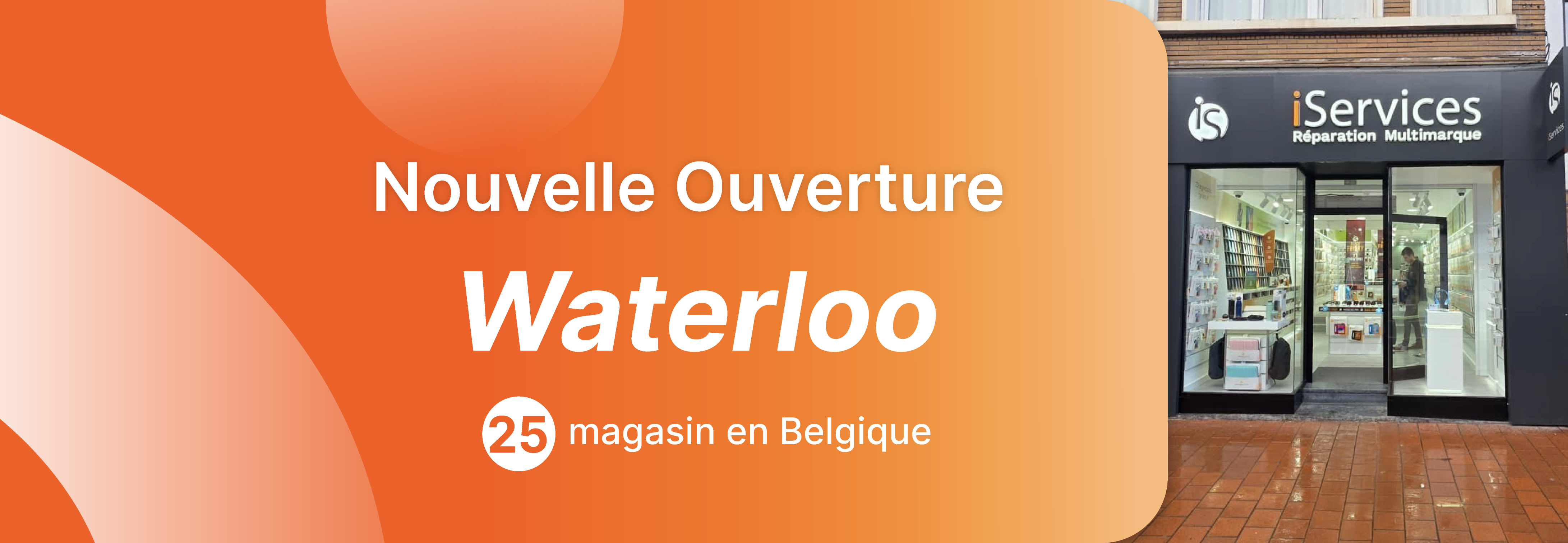 De 25e iServices-winkel bevindt zich in Waterloo