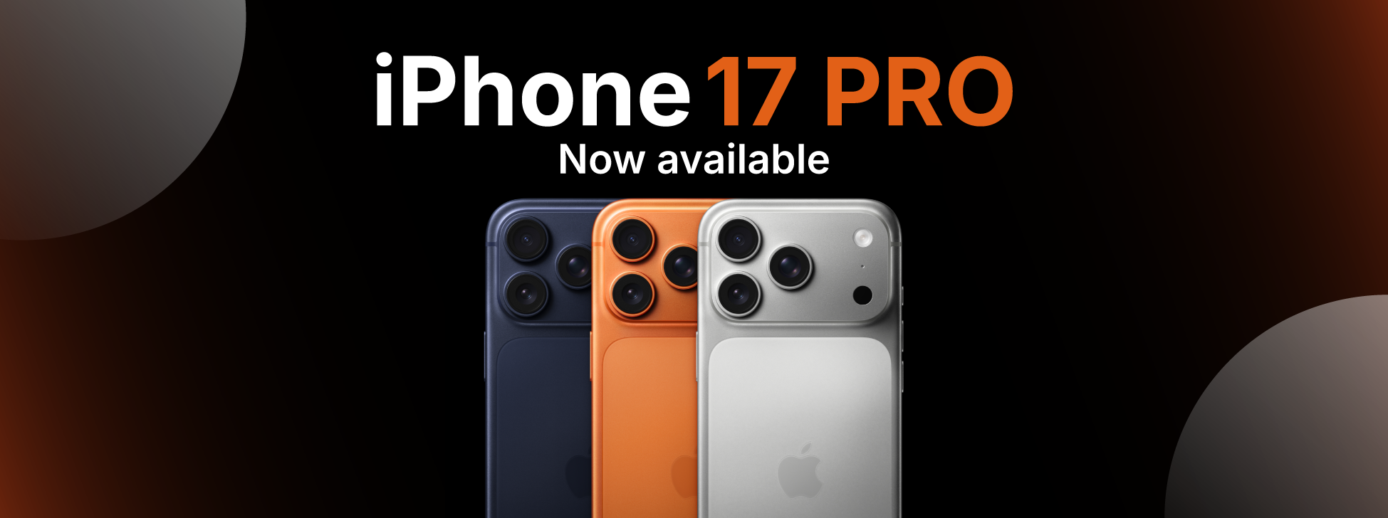 Vous pouvez désormais acheter l'iPhone 17 Pro chez iServices