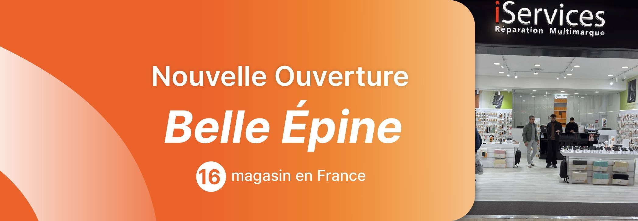 iServices ouvre un magasin à Belle Épine