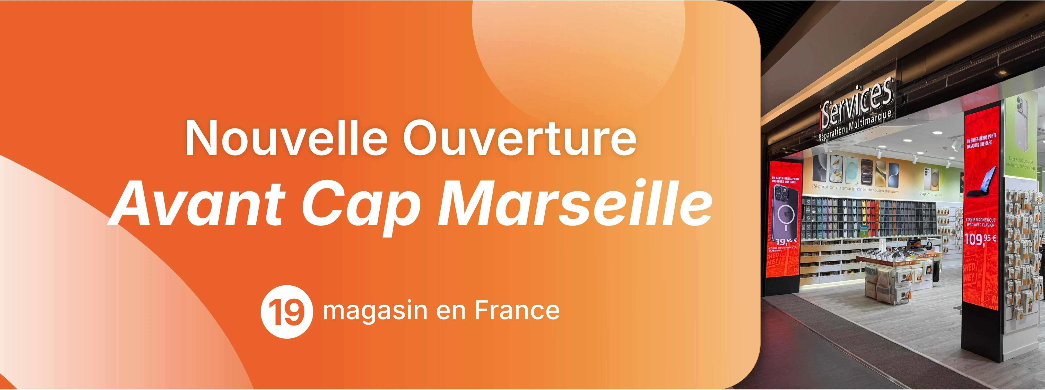 iServices opent winkel in Marseille, in Avant Cap.