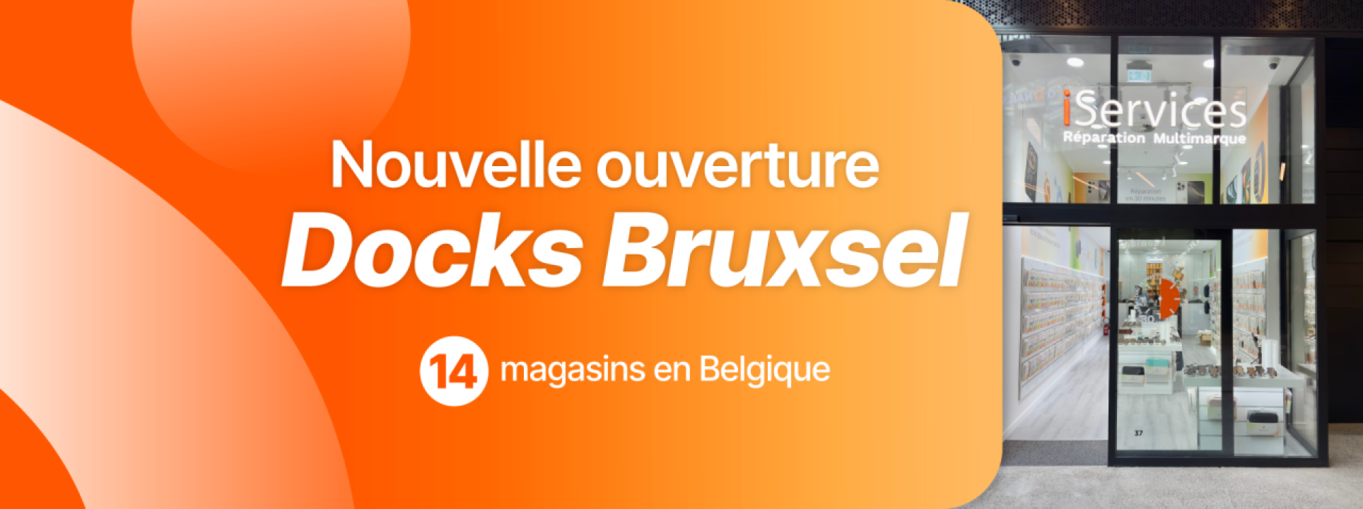 iServices opent winkel in Docks Bruxsel Shopping Center