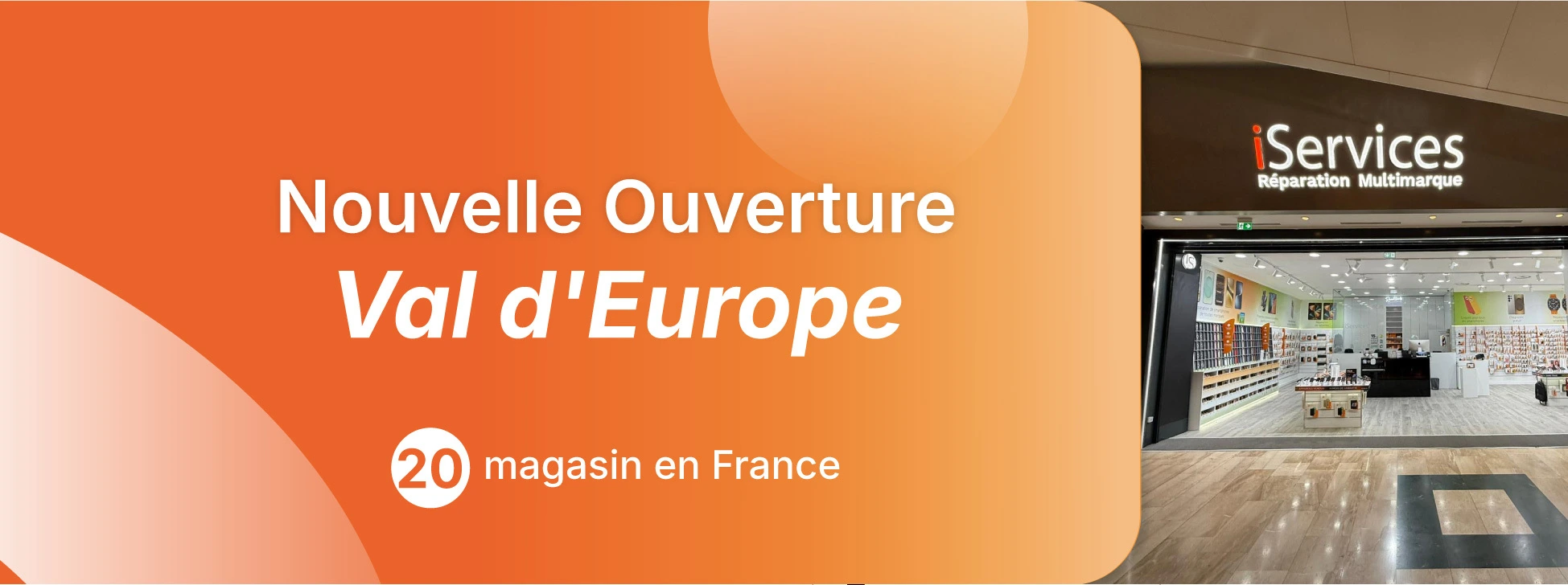 iServices opent winkel in Val d’Europe, nabij Parijs.