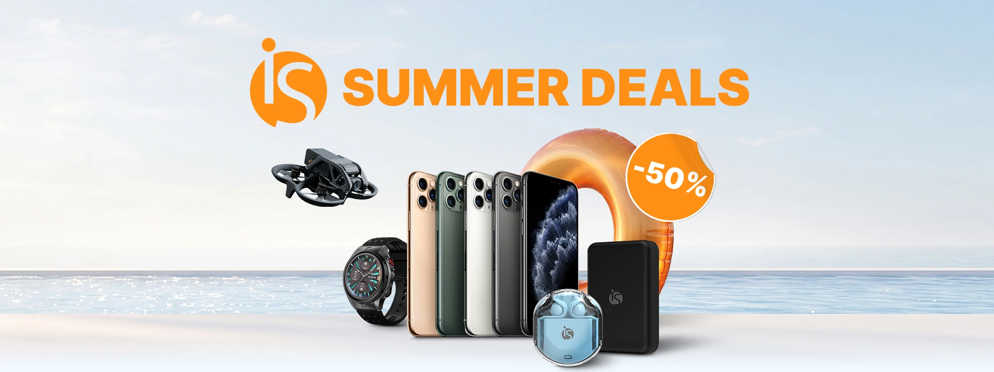 Summer Deals iServices: remises jusqu'à 50% sur la technologie