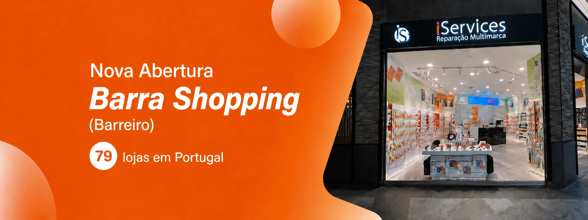 iServices opent een winkel in Barra Shopping, in Barreiro.
